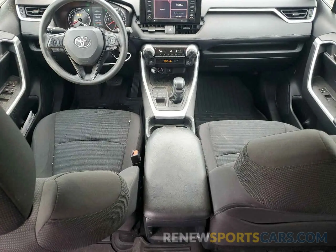 8 fotografías del automóvil dañado 2T3F1RFV8MW193370 TOYOTA RAV4 2021