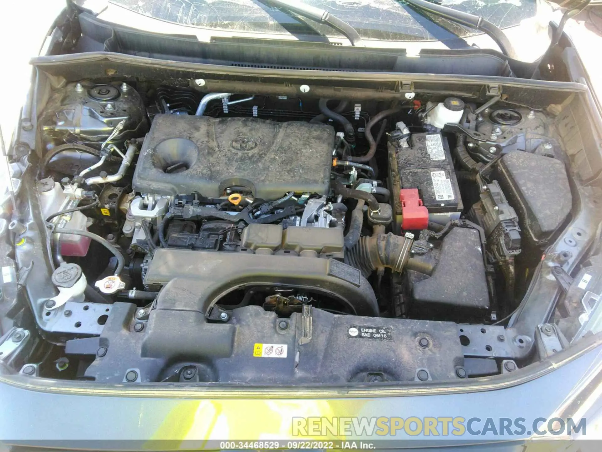 10 fotografías del automóvil dañado 2T3F1RFV9MC211005 TOYOTA RAV4 2021