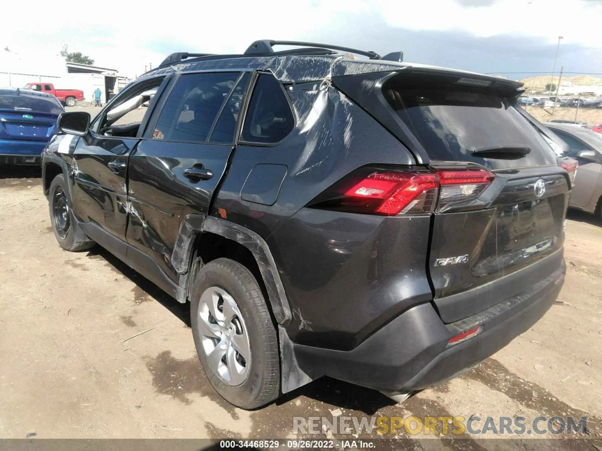 3 fotografías del automóvil dañado 2T3F1RFV9MC211005 TOYOTA RAV4 2021