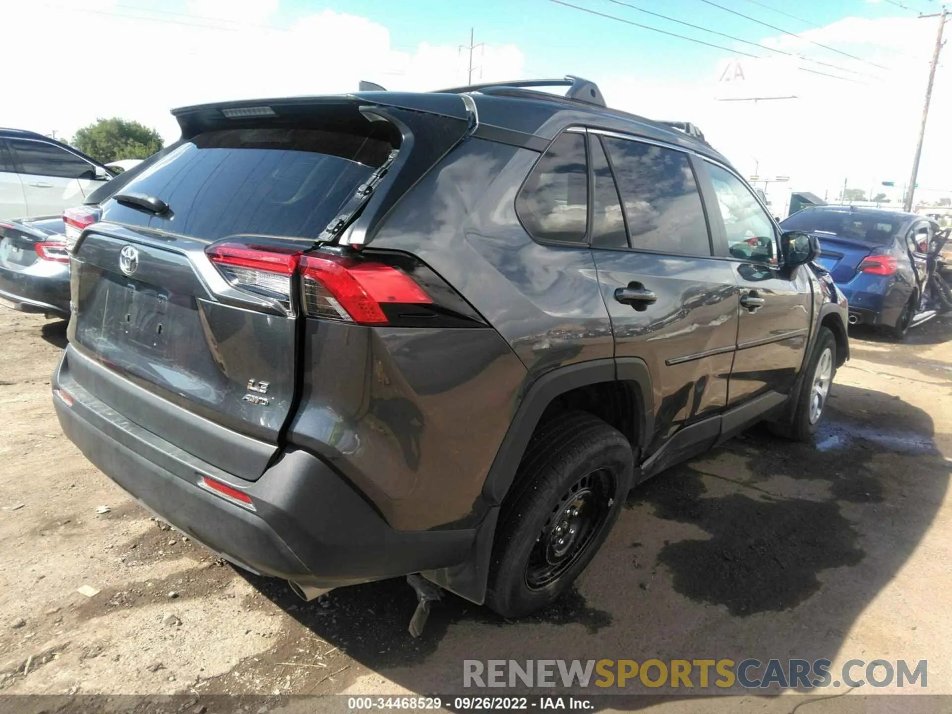 4 fotografías del automóvil dañado 2T3F1RFV9MC211005 TOYOTA RAV4 2021