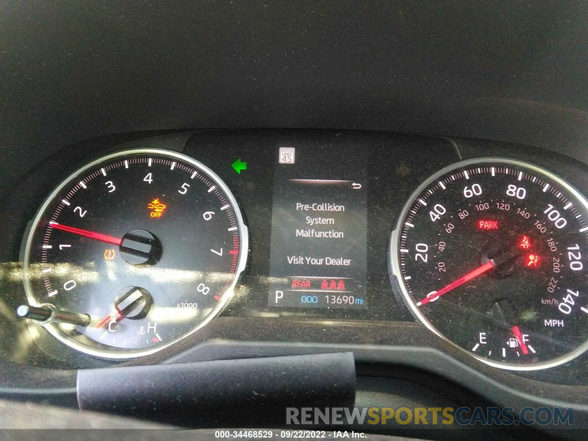 7 fotografías del automóvil dañado 2T3F1RFV9MC211005 TOYOTA RAV4 2021