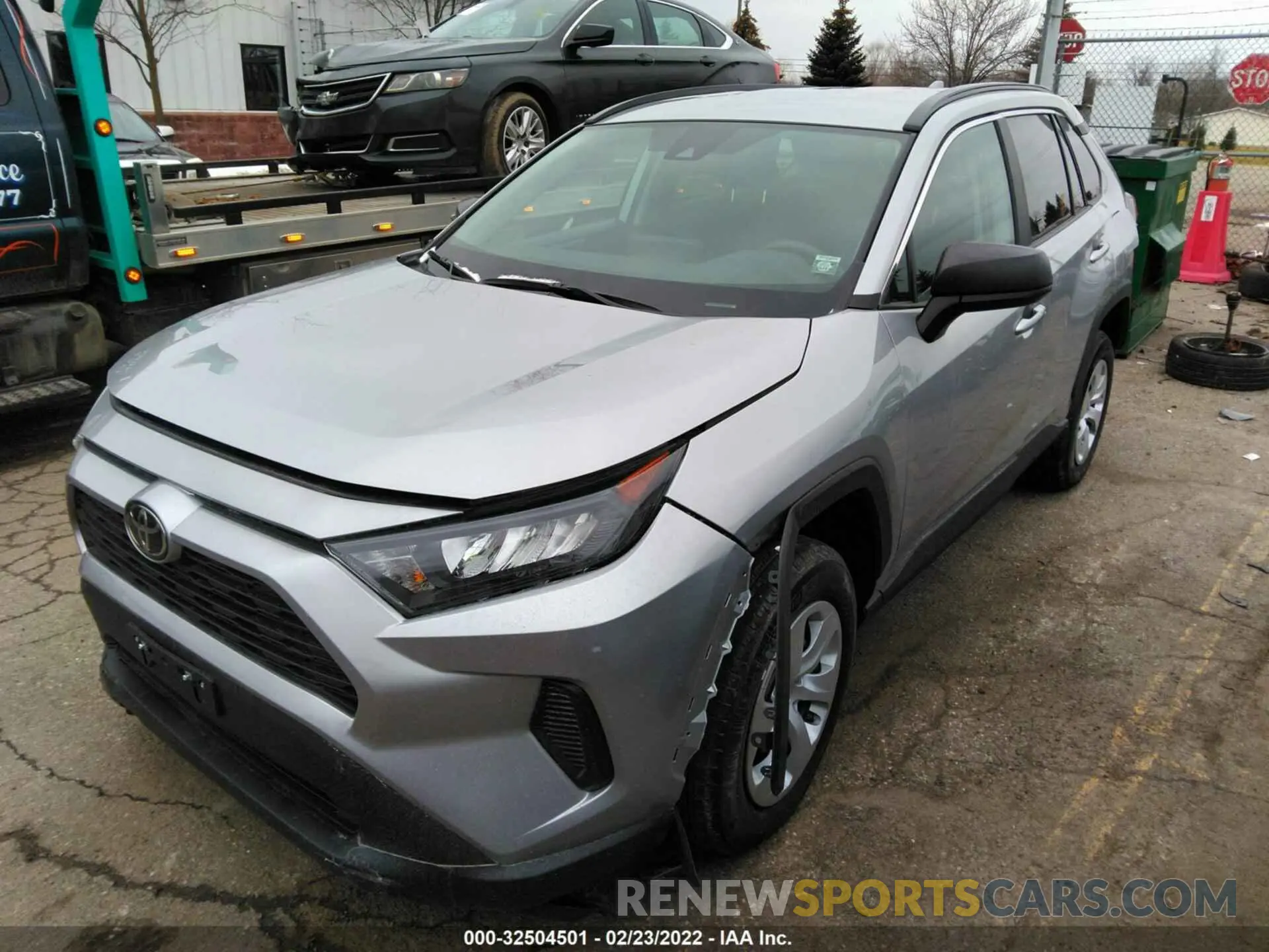 2 fotografías del automóvil dañado 2T3F1RFV9MC251309 TOYOTA RAV4 2021
