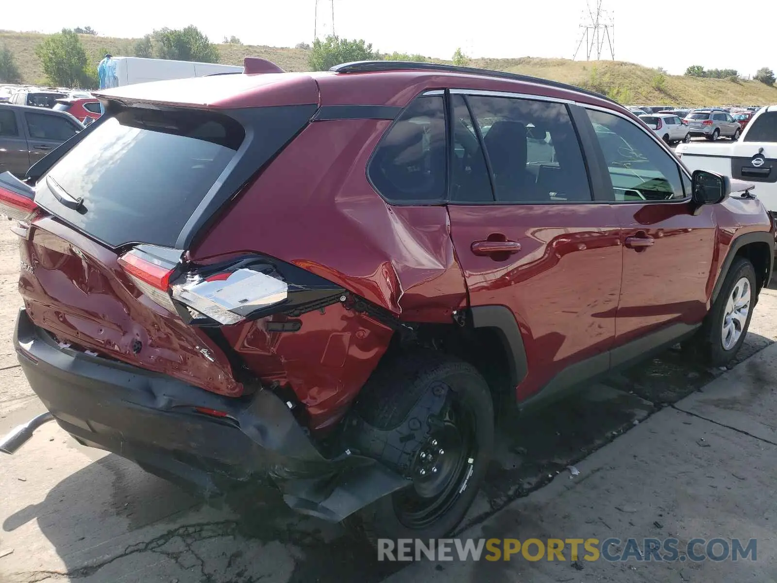 4 fotografías del automóvil dañado 2T3F1RFV9MW220964 TOYOTA RAV4 2021