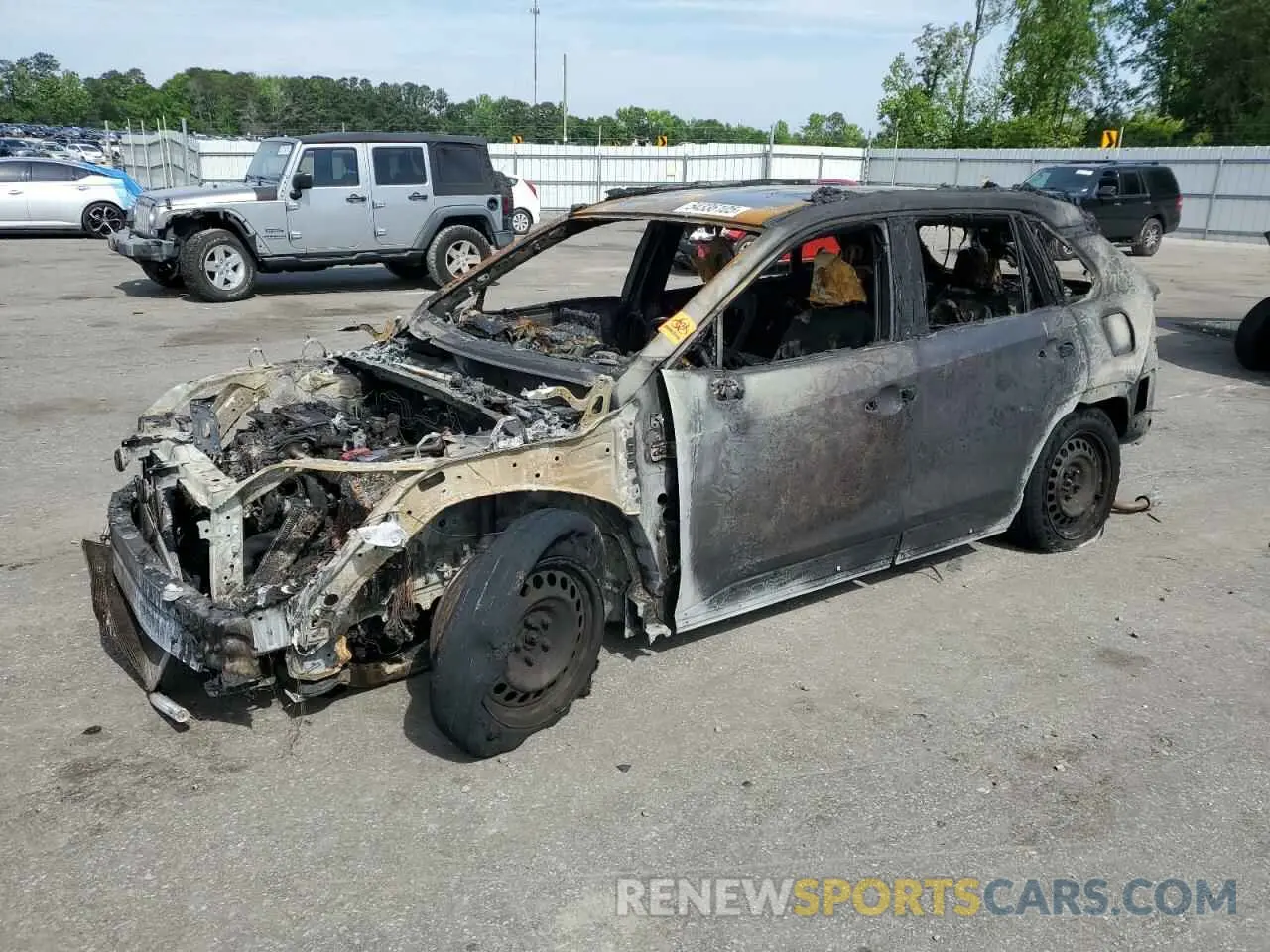 1 fotografías del automóvil dañado 2T3F1RFVXMC156774 TOYOTA RAV4 2021