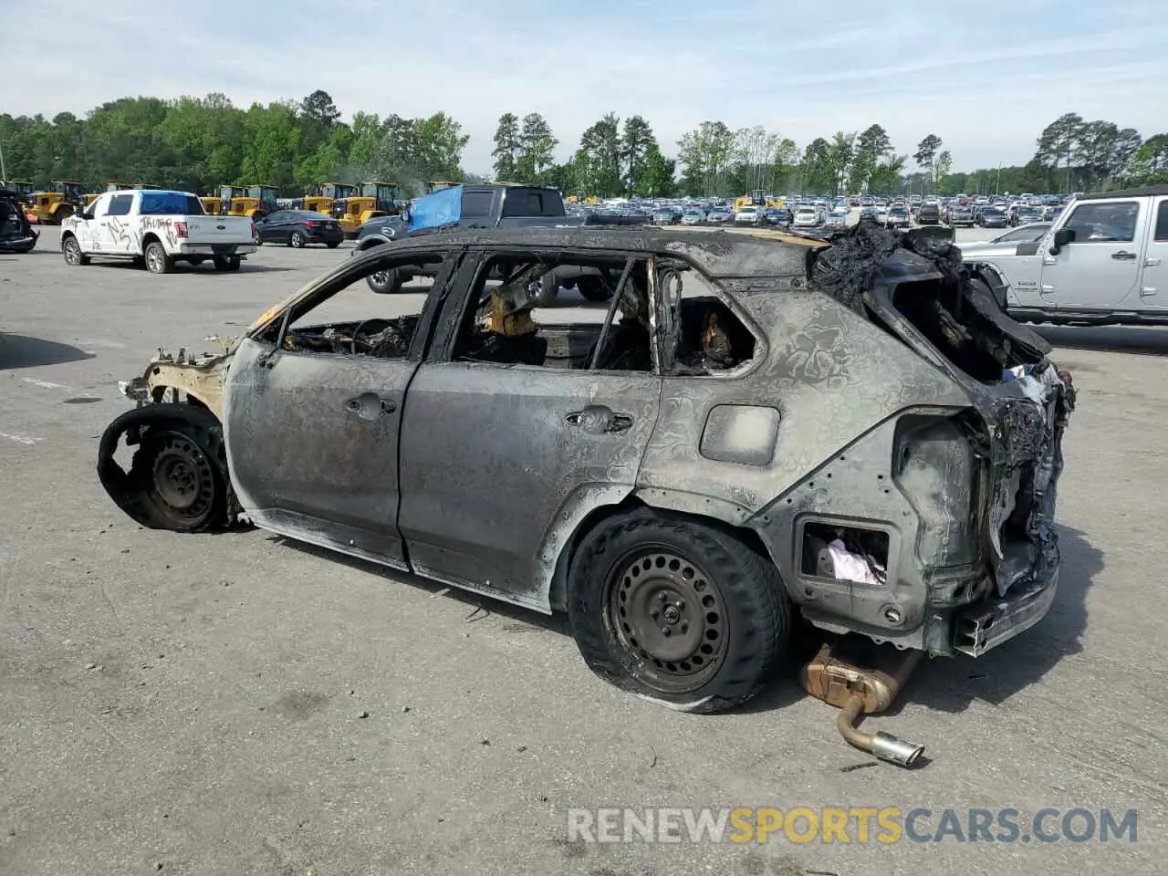 2 fotografías del automóvil dañado 2T3F1RFVXMC156774 TOYOTA RAV4 2021