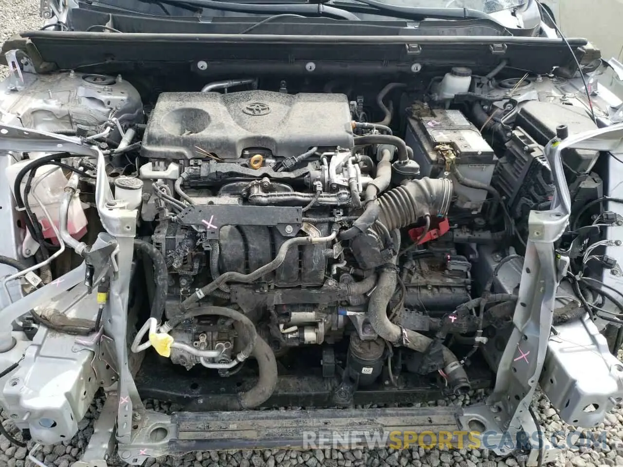 12 fotografías del automóvil dañado 2T3F1RFVXMC166625 TOYOTA RAV4 2021