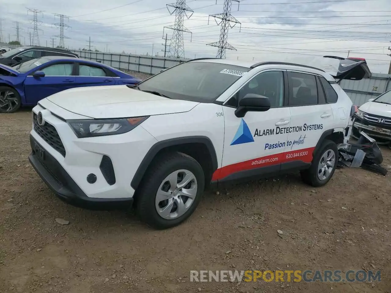1 fotografías del automóvil dañado 2T3F1RFVXMC223647 TOYOTA RAV4 2021