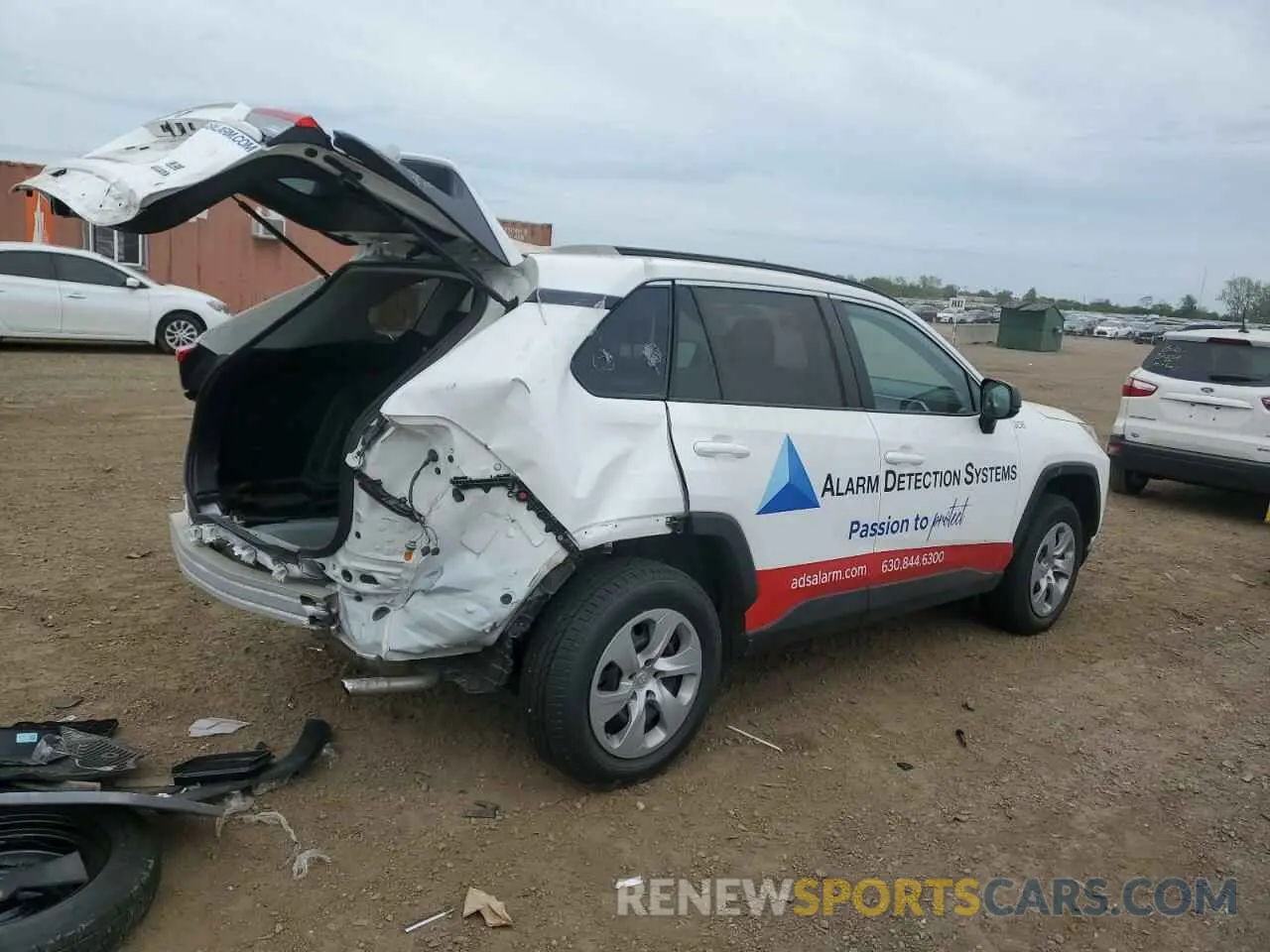 3 fotografías del automóvil dañado 2T3F1RFVXMC223647 TOYOTA RAV4 2021