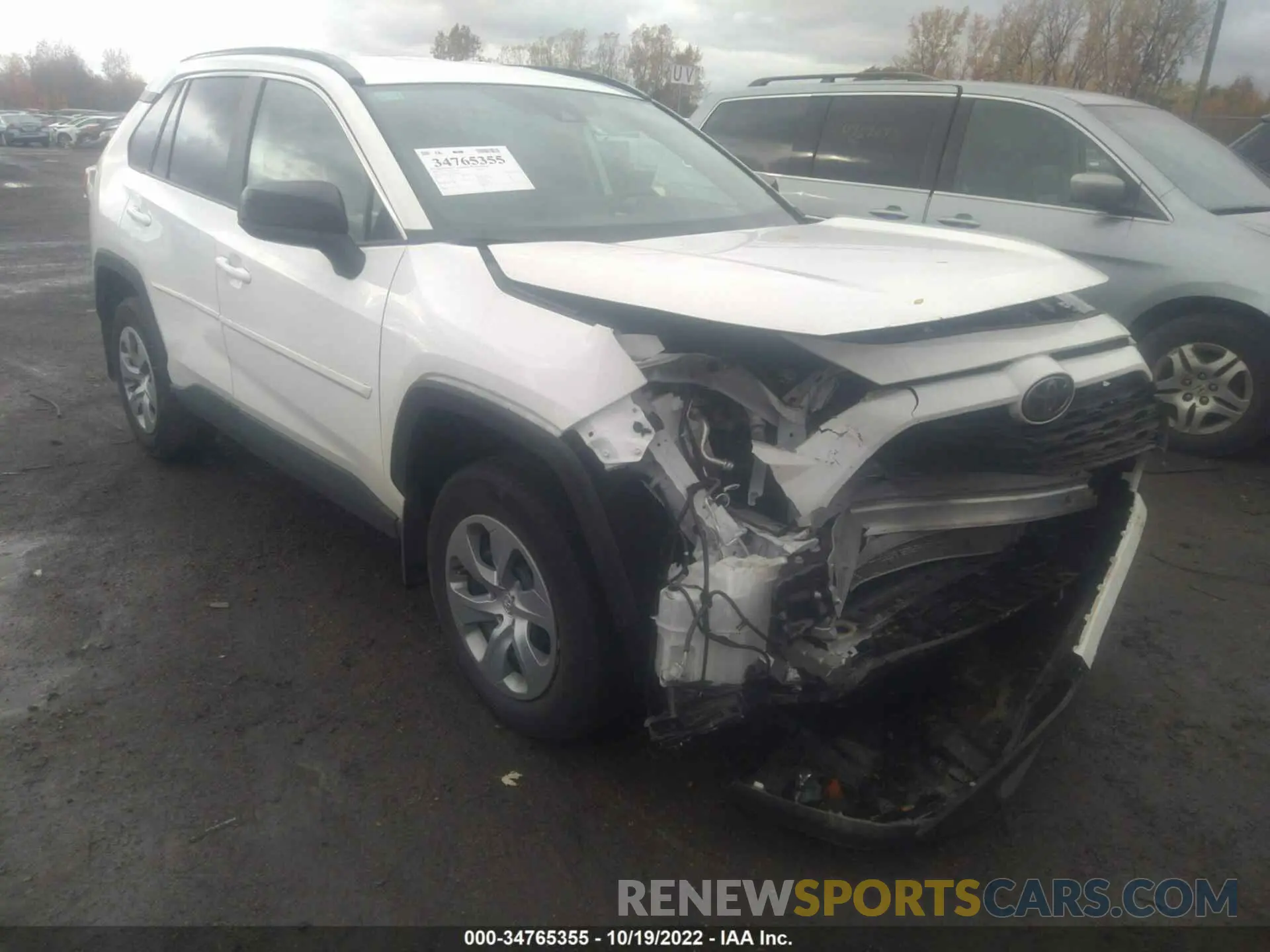 1 fotografías del automóvil dañado 2T3F1RFVXMW237949 TOYOTA RAV4 2021