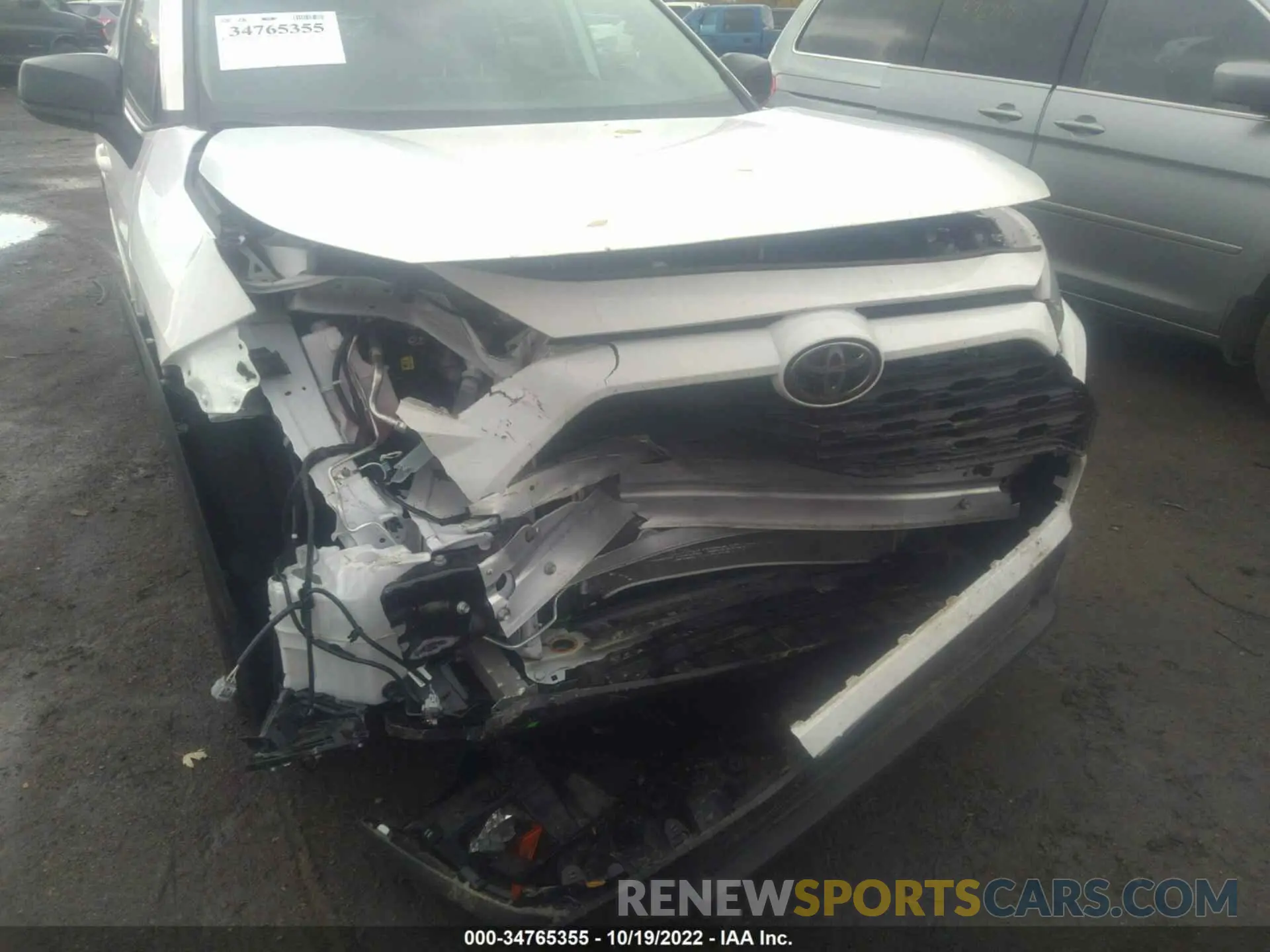 6 fotografías del automóvil dañado 2T3F1RFVXMW237949 TOYOTA RAV4 2021