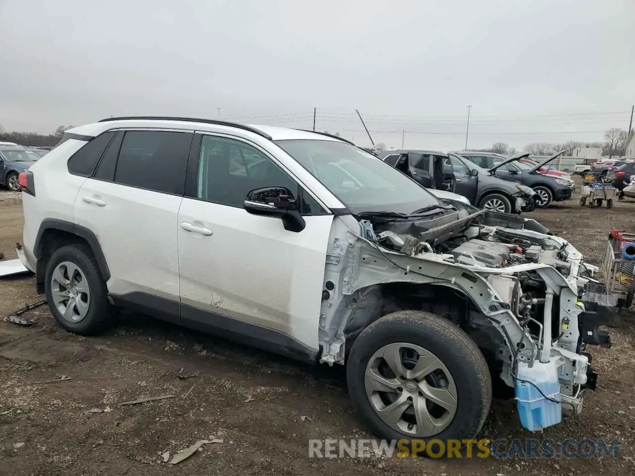 4 fotografías del automóvil dañado 2T3G1RFV0MC224990 TOYOTA RAV4 2021