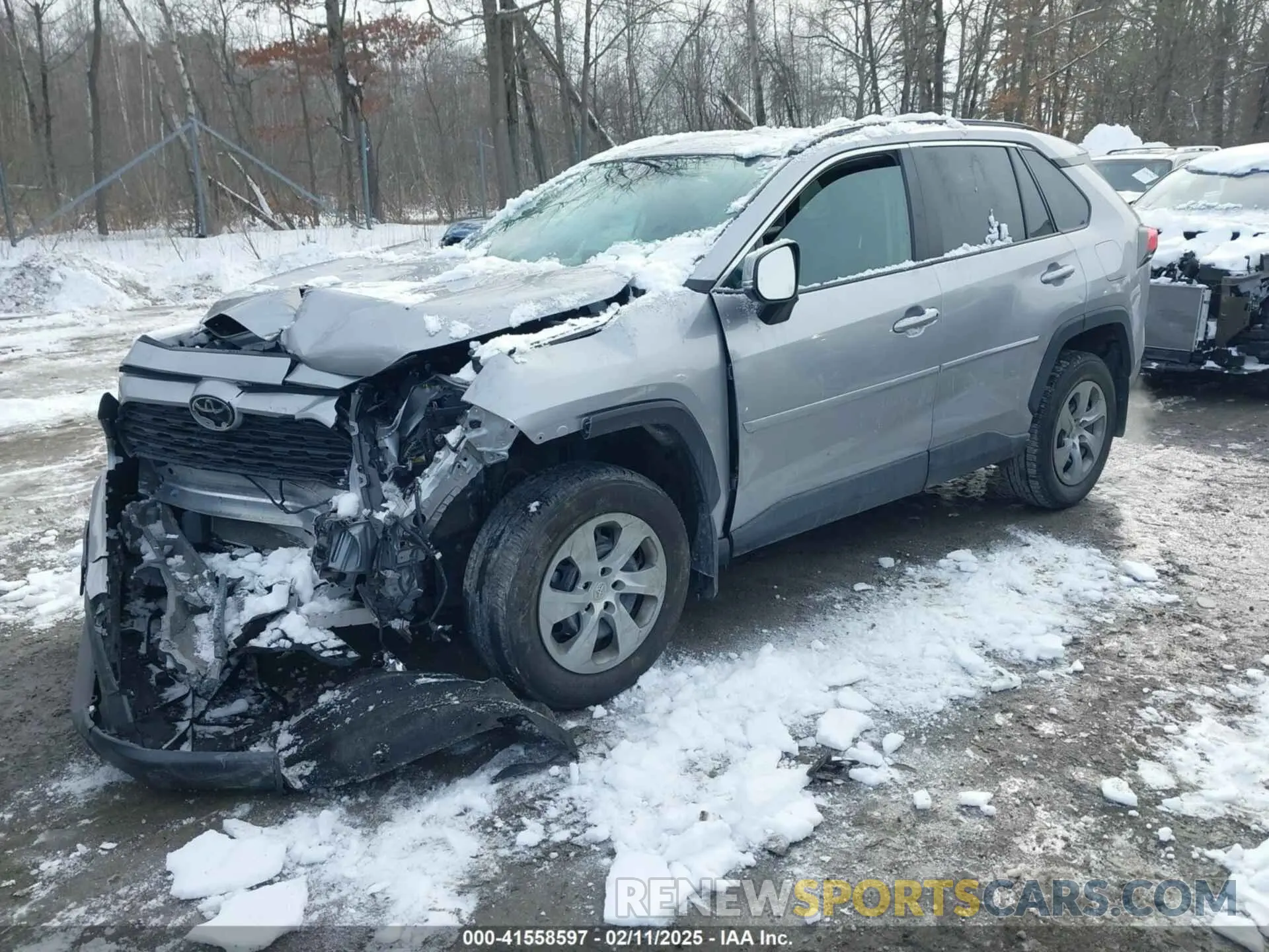 2 fotografías del automóvil dañado 2T3G1RFV1MC194821 TOYOTA RAV4 2021