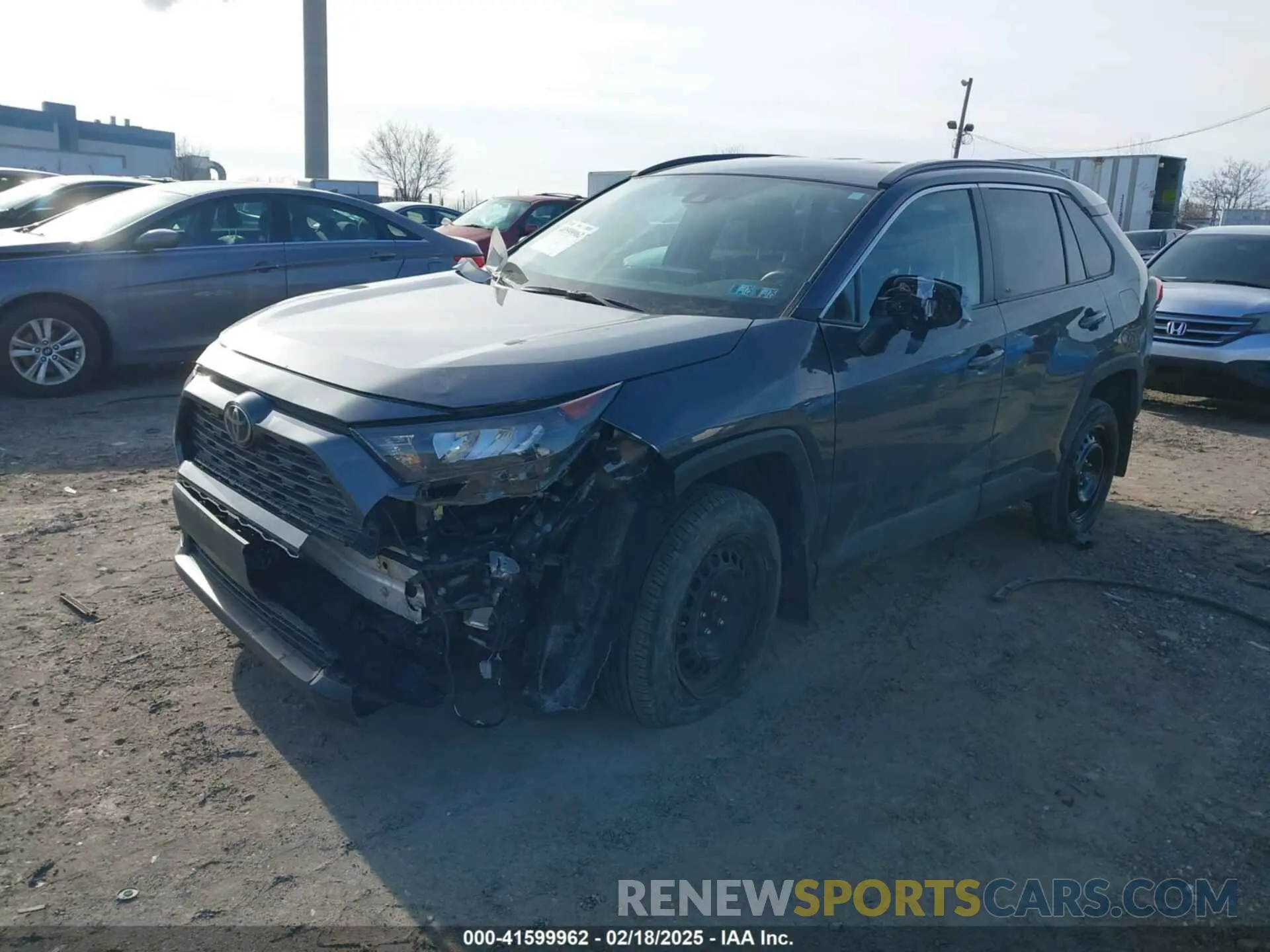 2 fotografías del automóvil dañado 2T3G1RFV3MC168172 TOYOTA RAV4 2021
