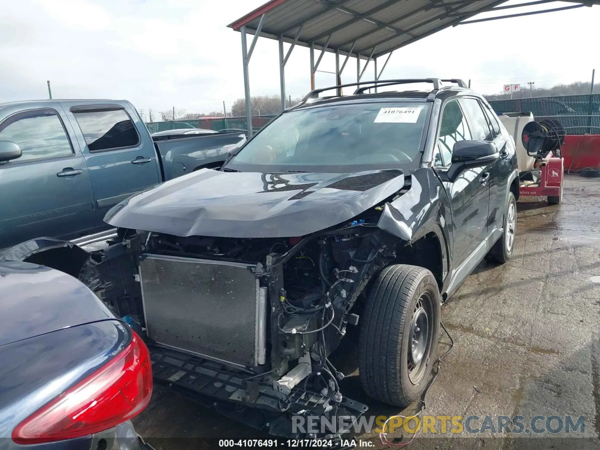 13 fotografías del automóvil dañado 2T3G1RFV5MC228663 TOYOTA RAV4 2021