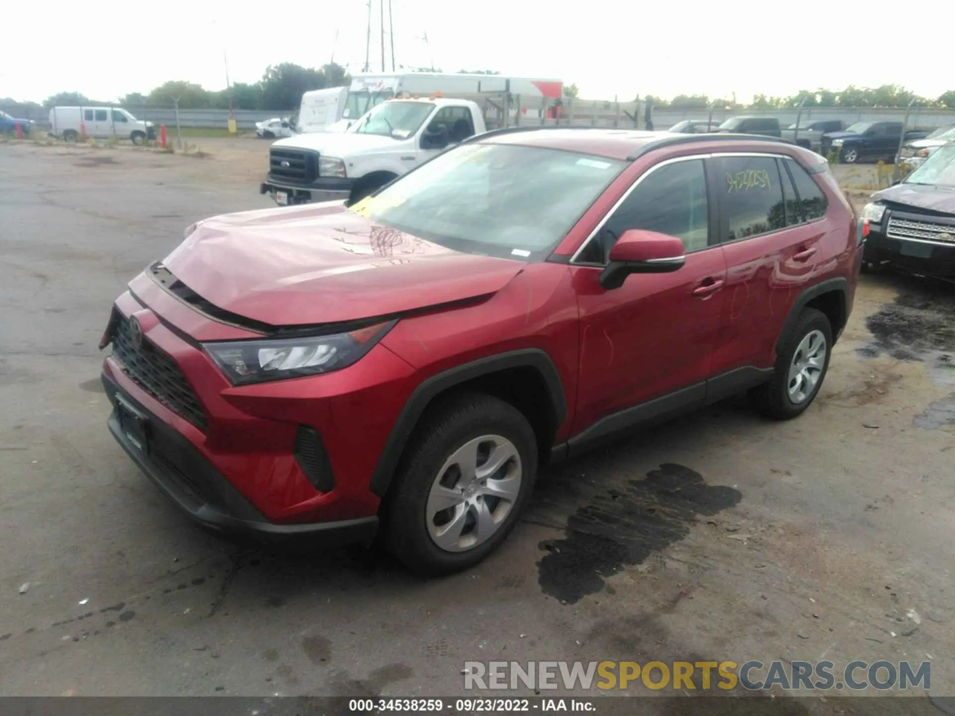 2 fotografías del automóvil dañado 2T3G1RFV5MW165367 TOYOTA RAV4 2021