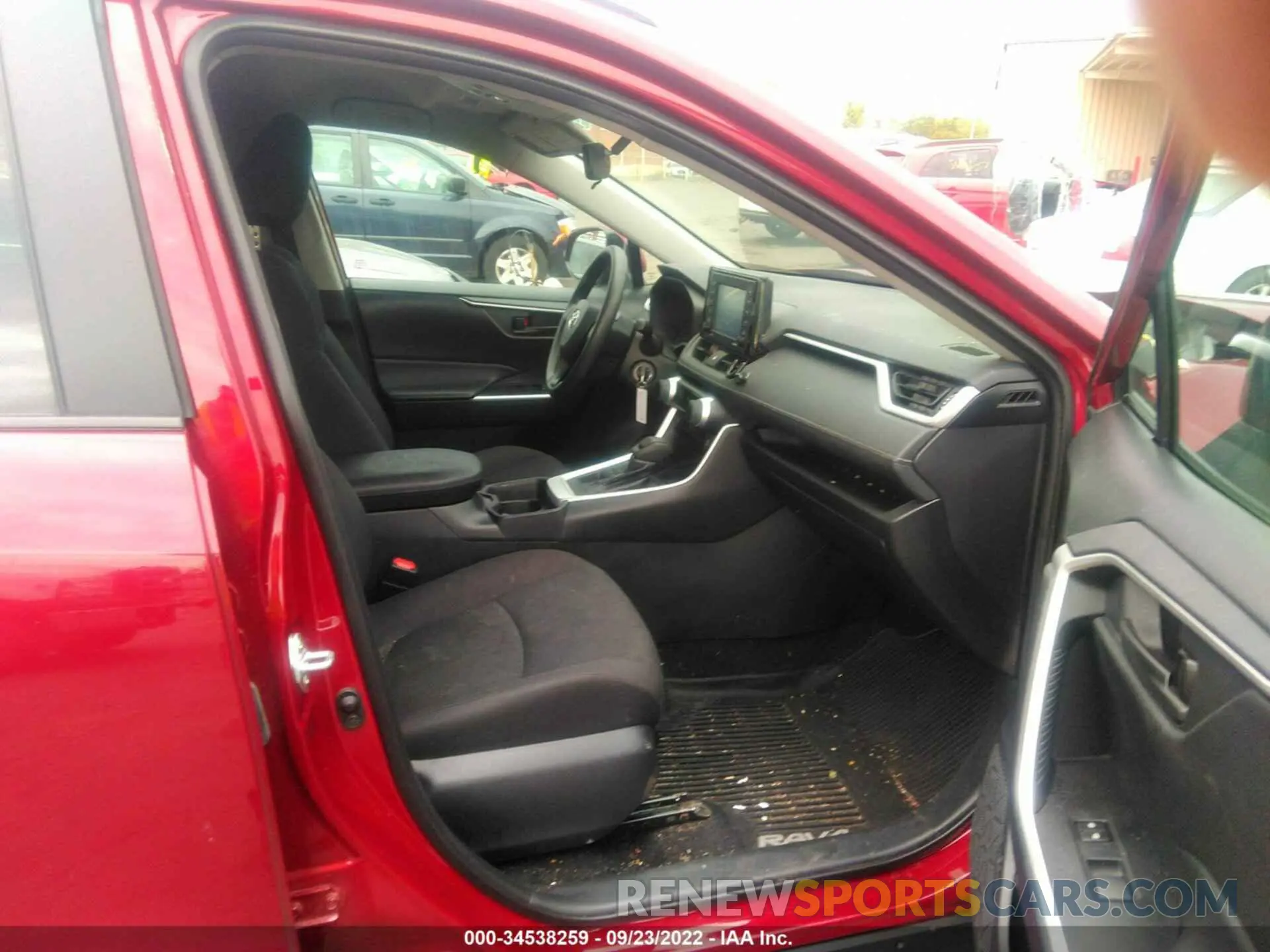 5 fotografías del automóvil dañado 2T3G1RFV5MW165367 TOYOTA RAV4 2021