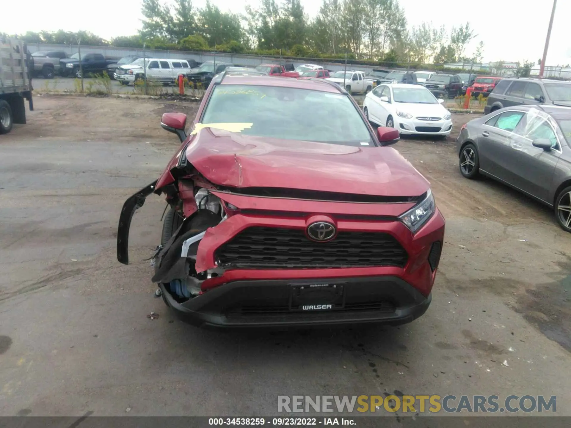 6 fotografías del automóvil dañado 2T3G1RFV5MW165367 TOYOTA RAV4 2021