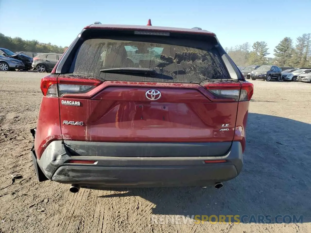 6 fotografías del automóvil dañado 2T3G1RFV5MW179205 TOYOTA RAV4 2021
