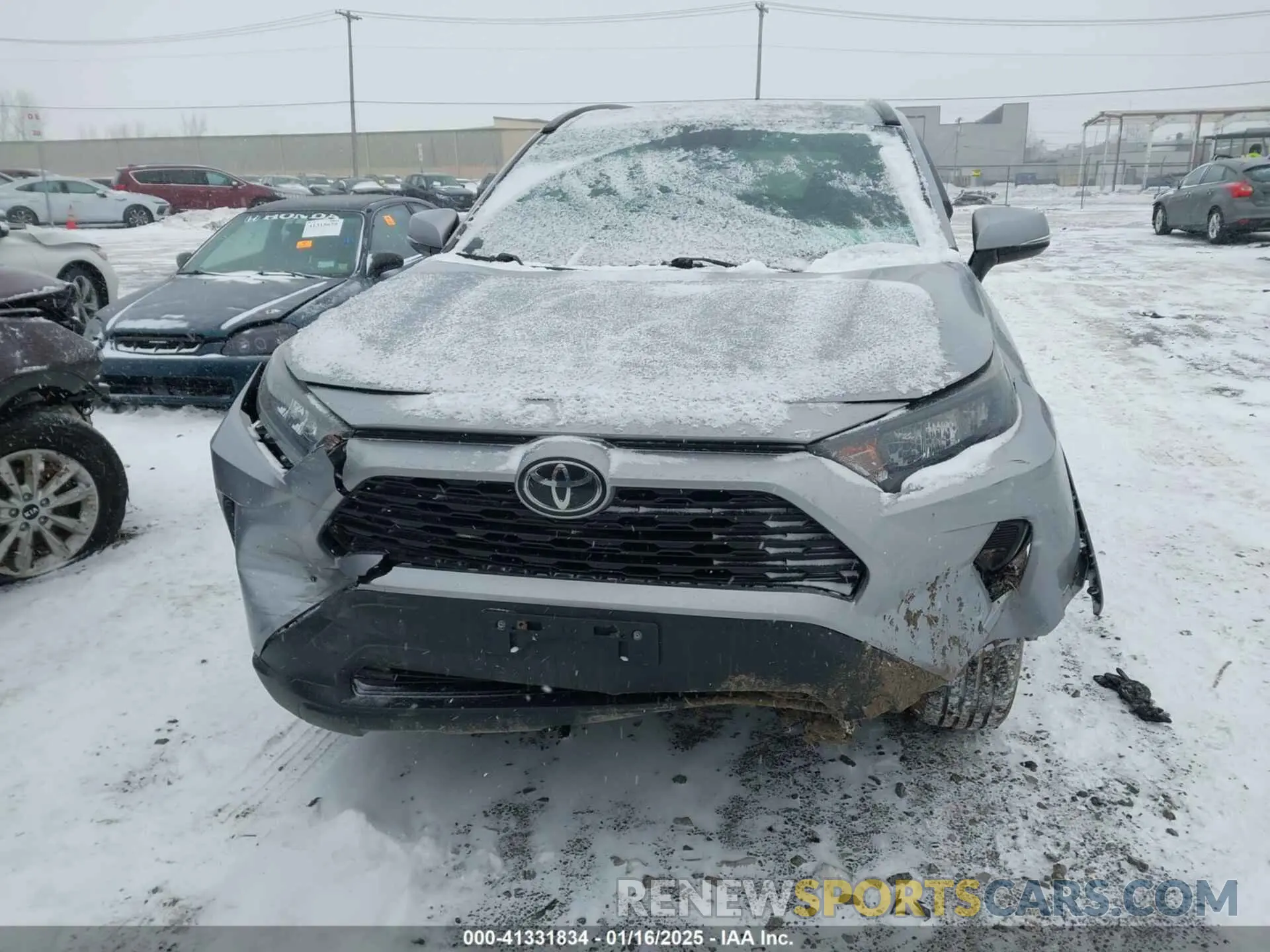 12 fotografías del automóvil dañado 2T3G1RFV6MW154426 TOYOTA RAV4 2021
