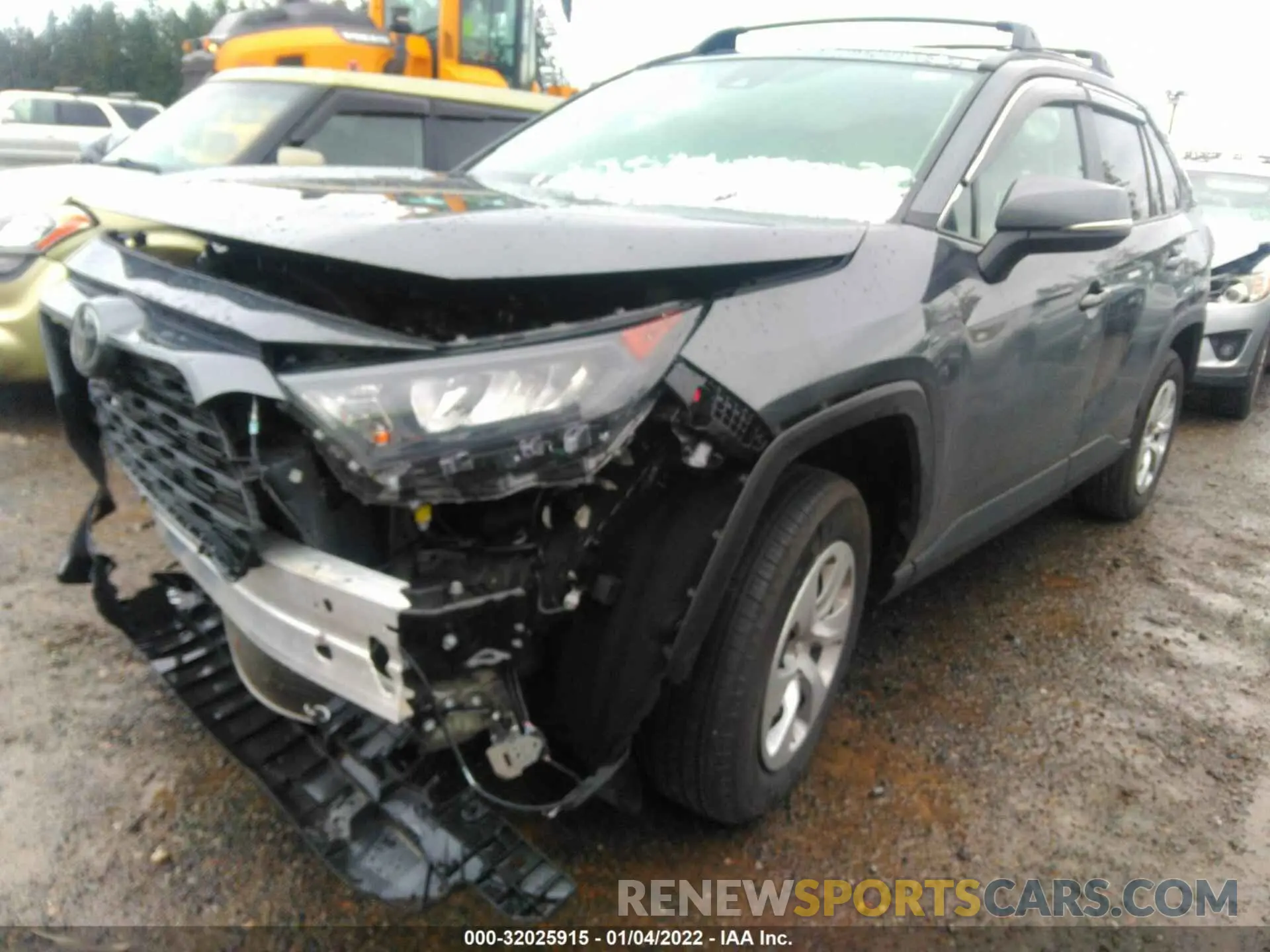 2 fotografías del automóvil dañado 2T3G1RFV7MC190725 TOYOTA RAV4 2021