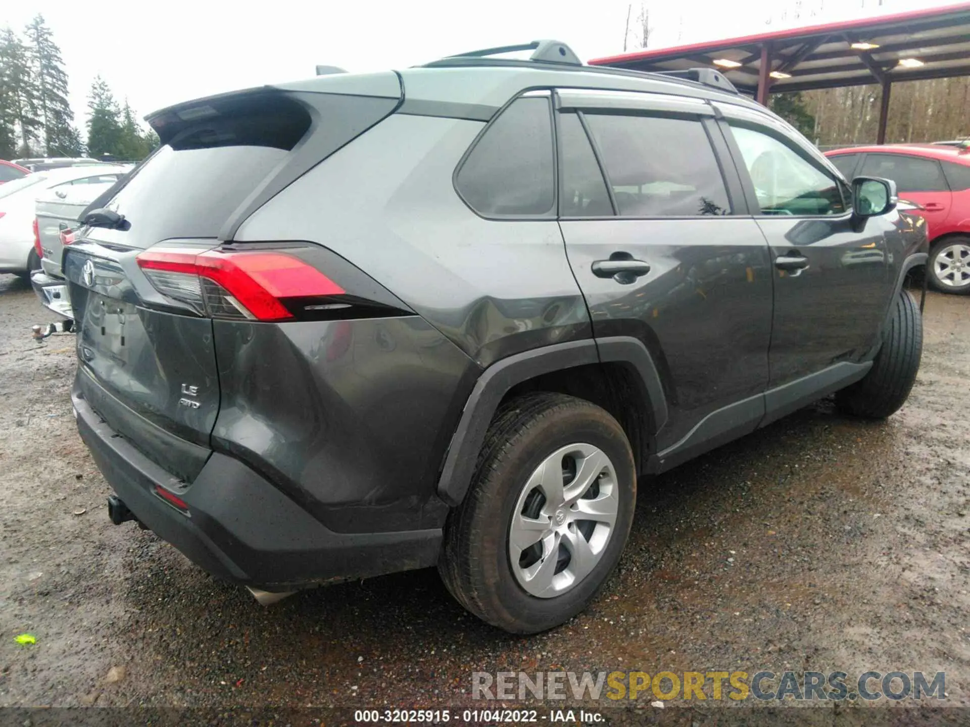 4 fotografías del automóvil dañado 2T3G1RFV7MC190725 TOYOTA RAV4 2021