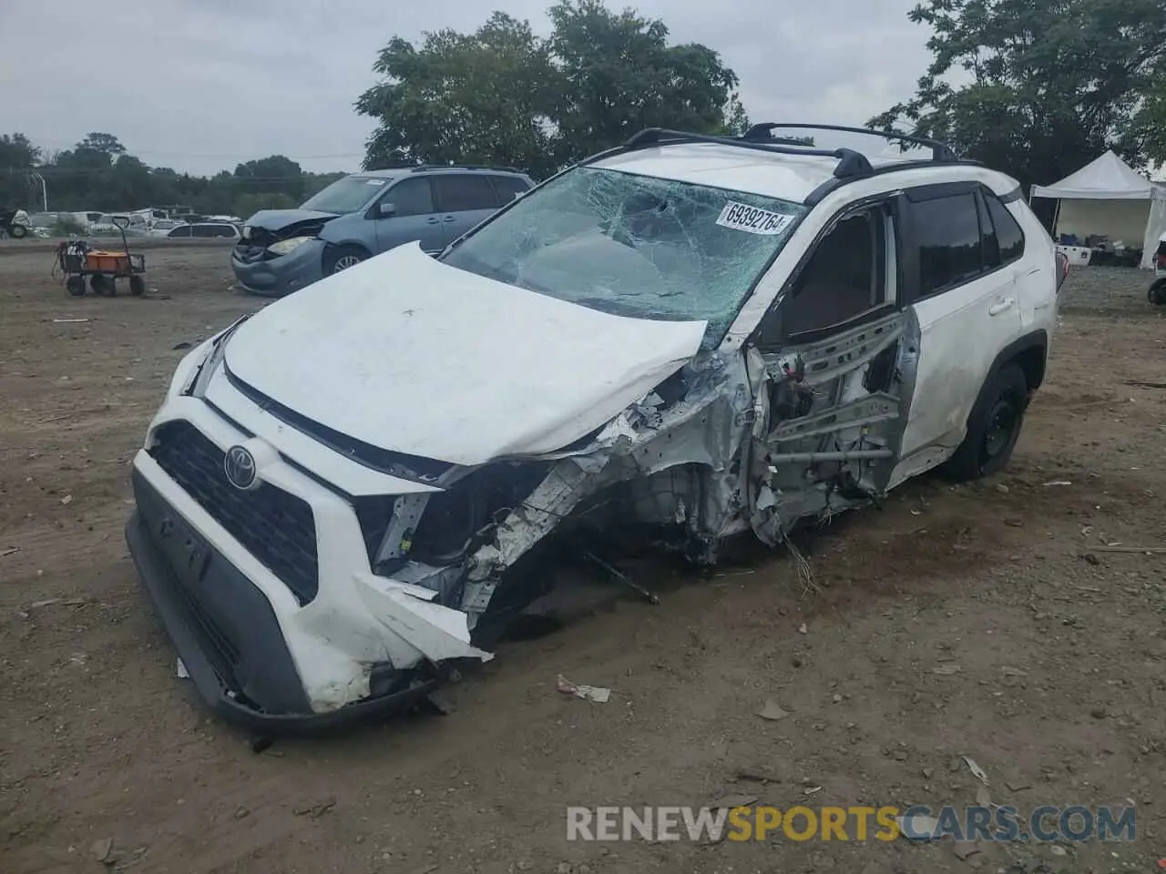 1 fotografías del automóvil dañado 2T3G1RFVXMC166869 TOYOTA RAV4 2021