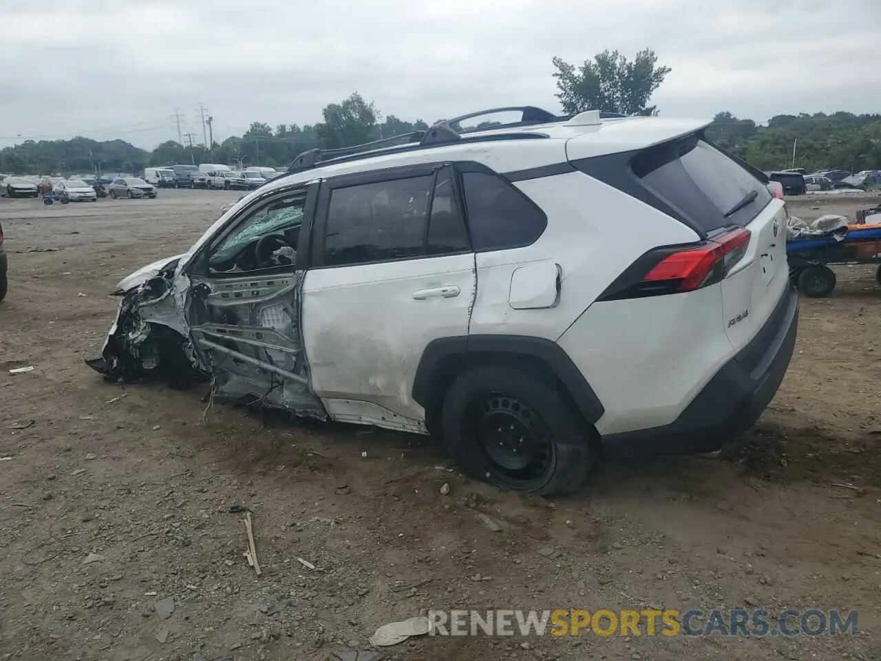 2 fotografías del automóvil dañado 2T3G1RFVXMC166869 TOYOTA RAV4 2021