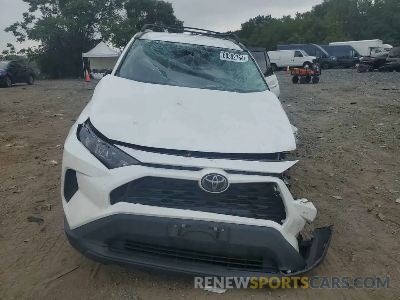 5 fotografías del automóvil dañado 2T3G1RFVXMC166869 TOYOTA RAV4 2021