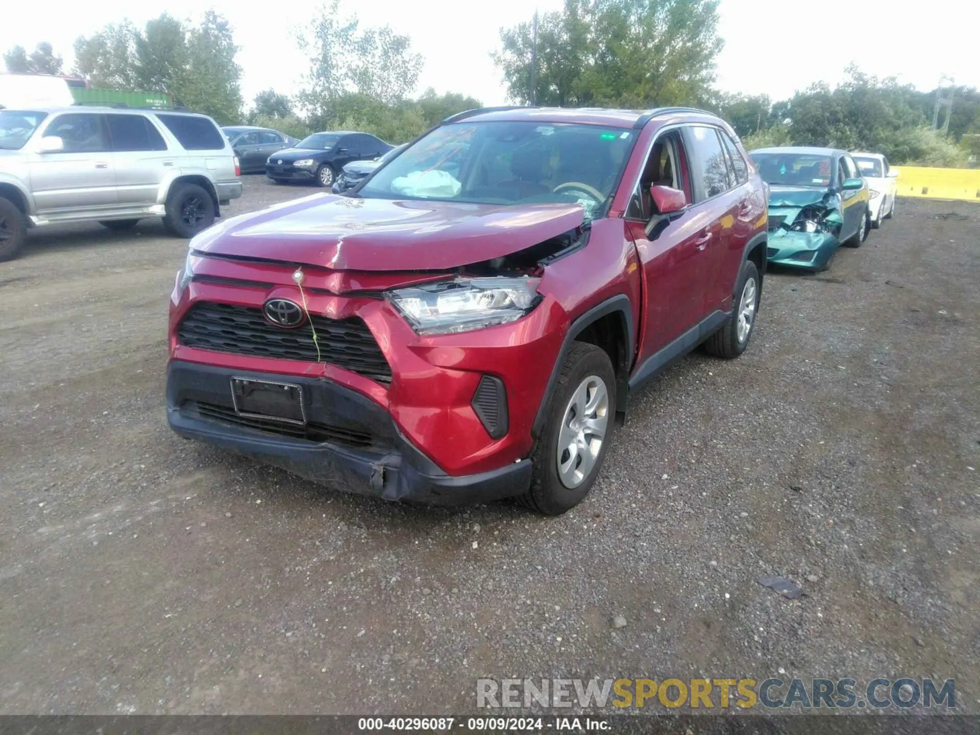 2 fotografías del automóvil dañado 2T3G1RFVXMW177661 TOYOTA RAV4 2021