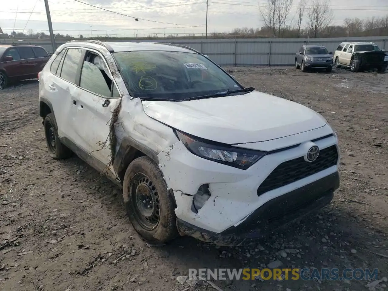 1 fotografías del automóvil dañado 2T3H1RFV0MC100352 TOYOTA RAV4 2021