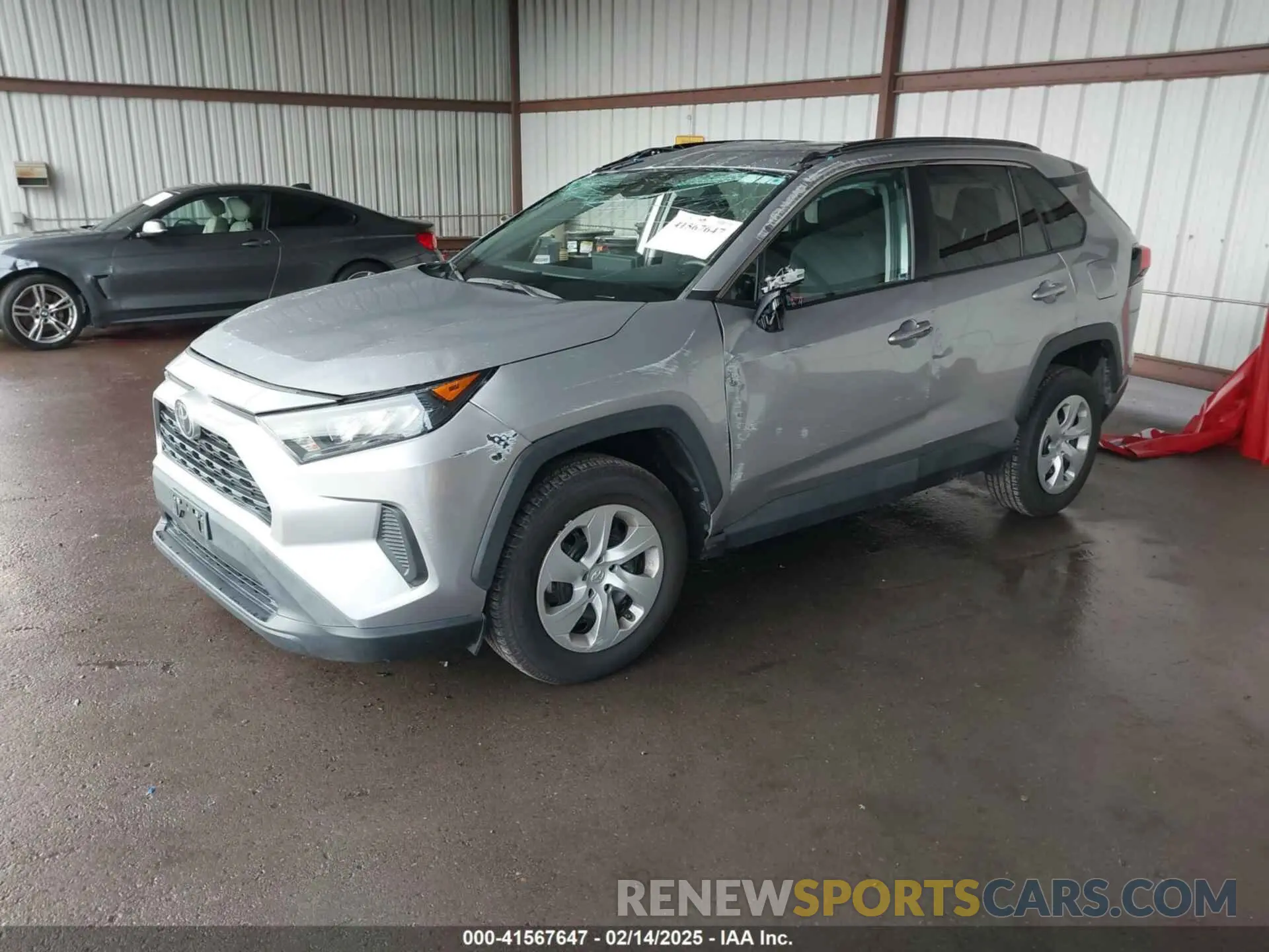2 fotografías del automóvil dañado 2T3H1RFV0MC102134 TOYOTA RAV4 2021