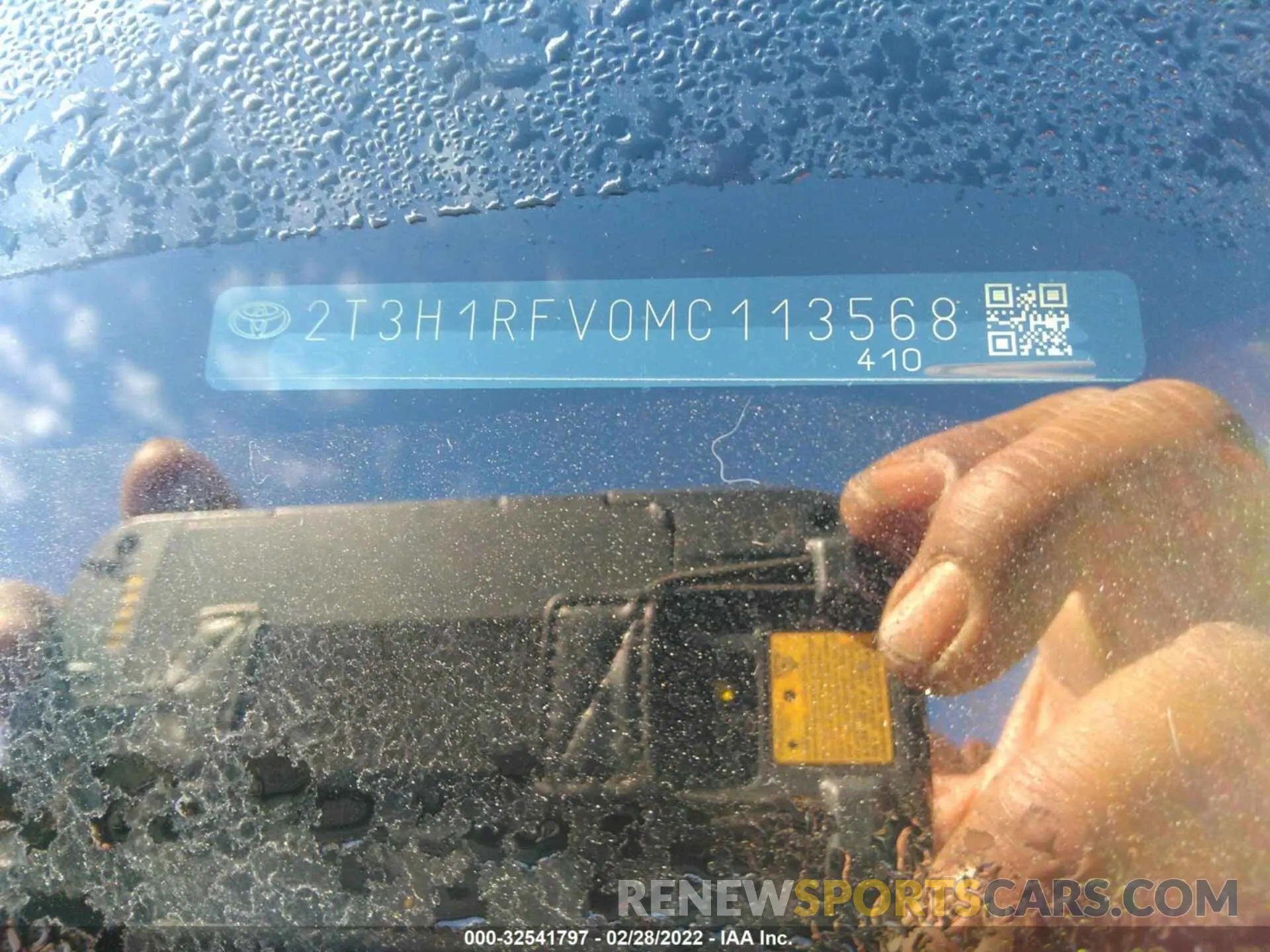 9 fotografías del automóvil dañado 2T3H1RFV0MC113568 TOYOTA RAV4 2021