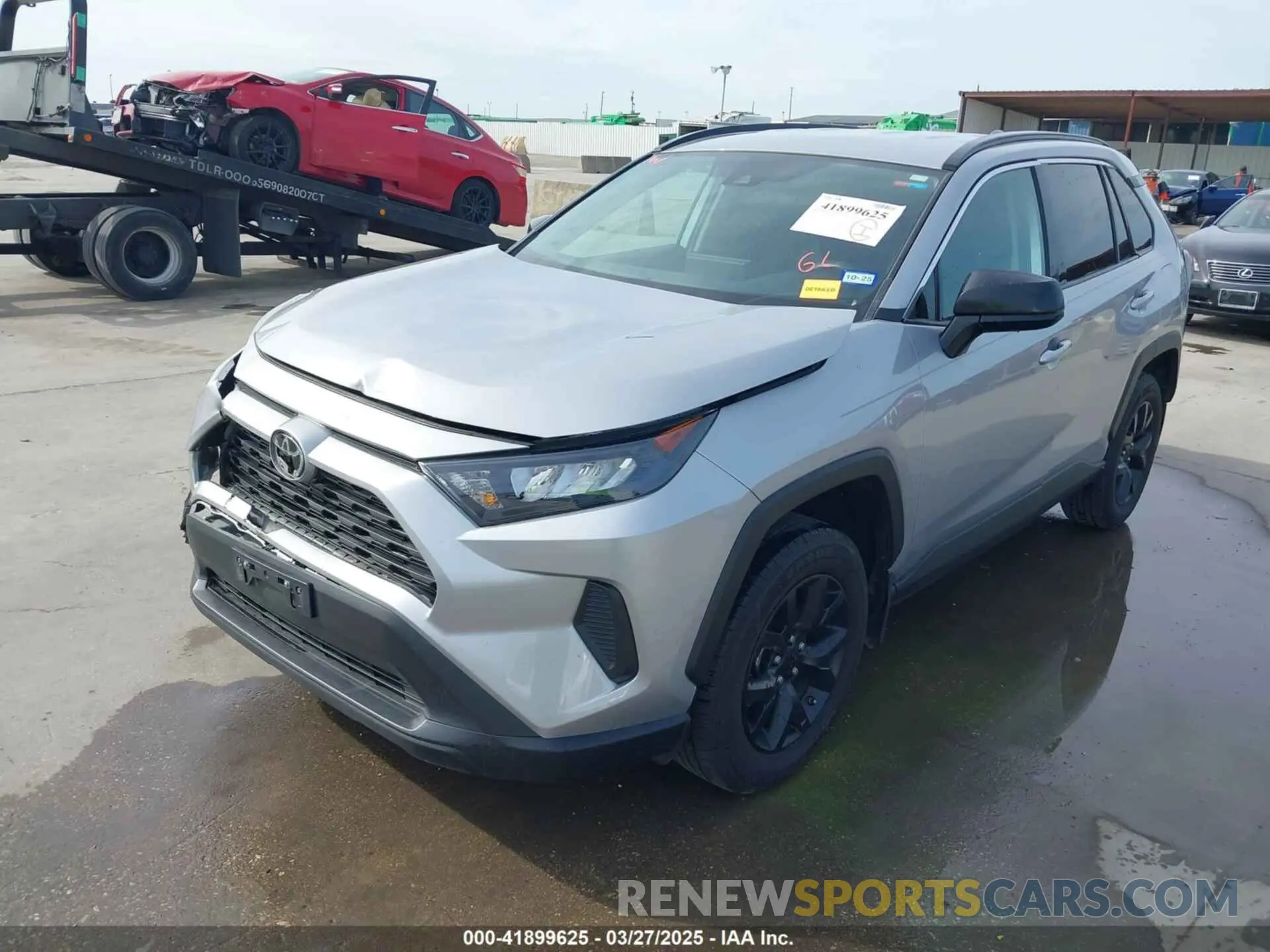 2 fotografías del automóvil dañado 2T3H1RFV0MC116034 TOYOTA RAV4 2021