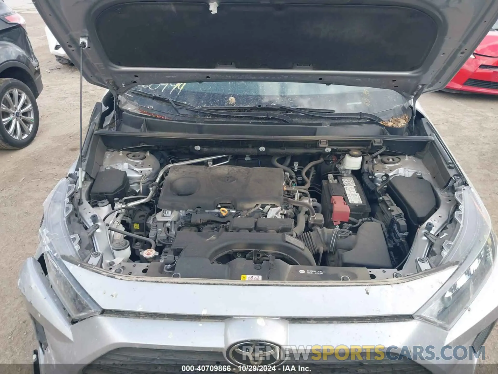 10 fotografías del automóvil dañado 2T3H1RFV0MC160499 TOYOTA RAV4 2021