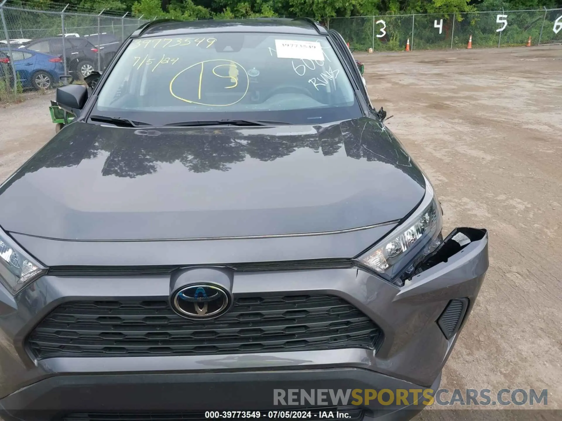 12 fotografías del automóvil dañado 2T3H1RFV0MW126089 TOYOTA RAV4 2021