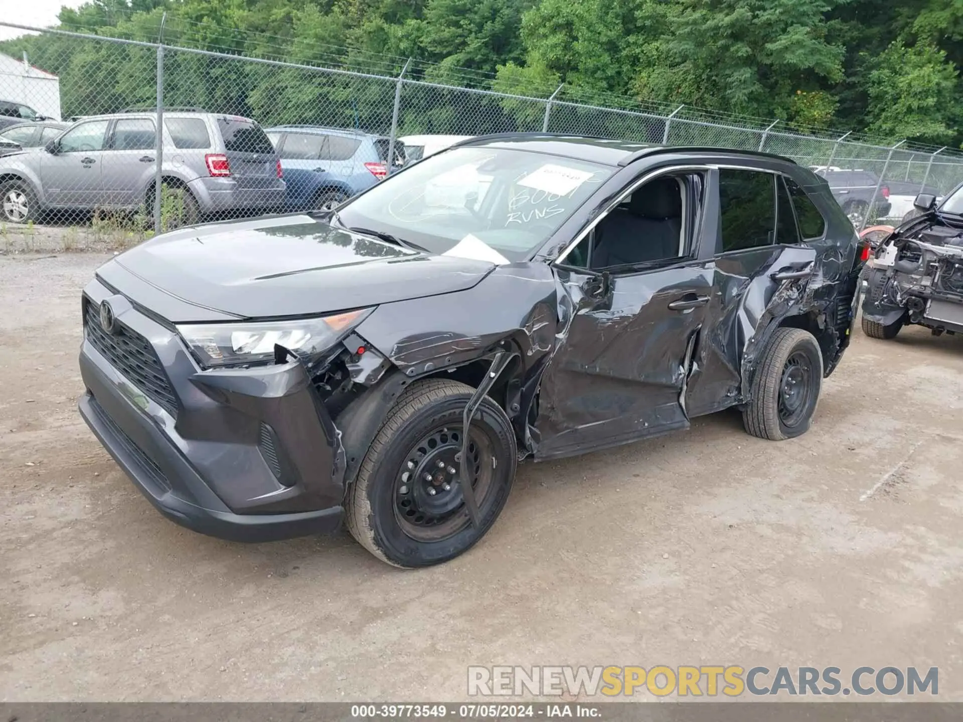 2 fotografías del automóvil dañado 2T3H1RFV0MW126089 TOYOTA RAV4 2021