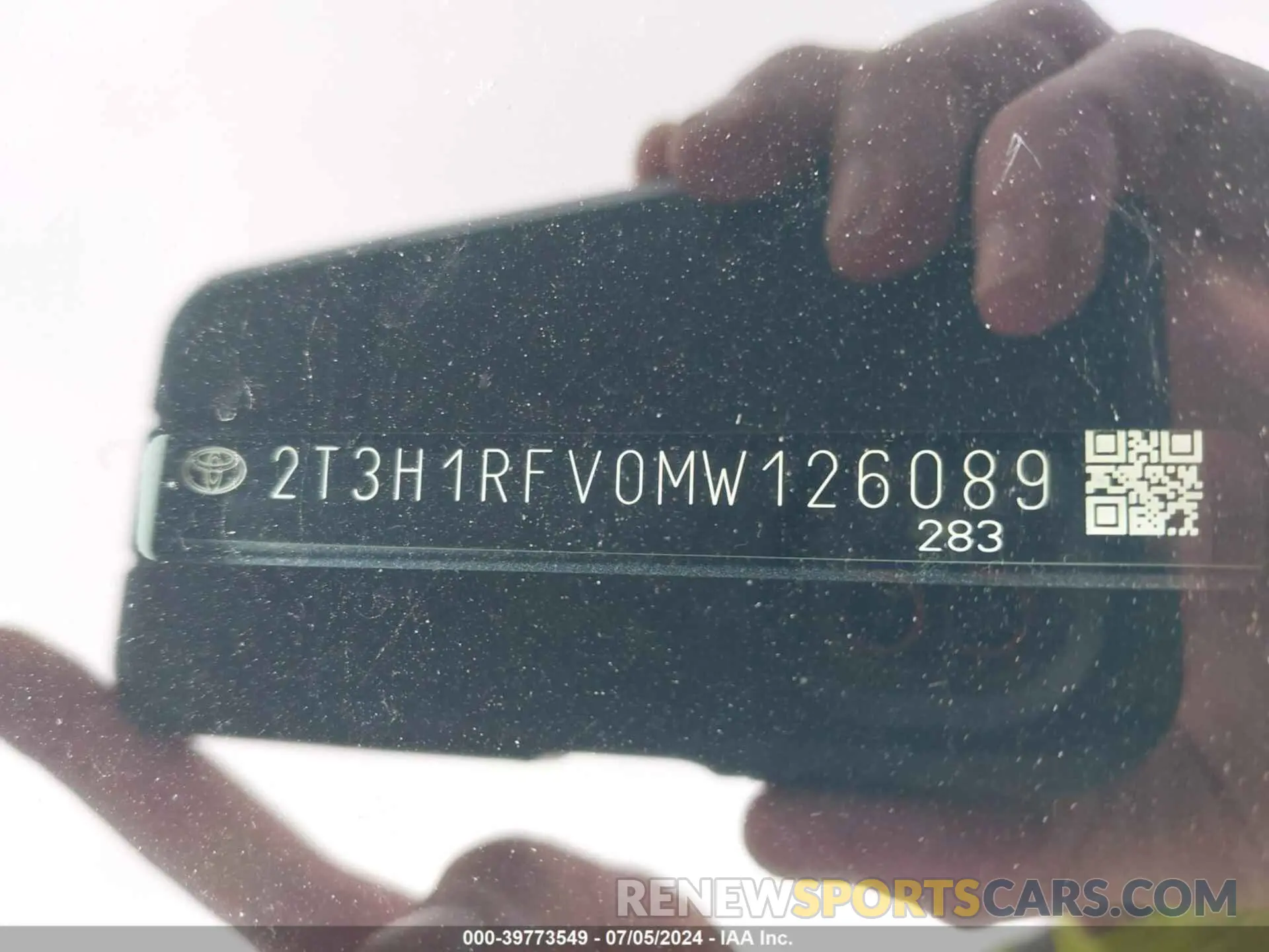 9 fotografías del automóvil dañado 2T3H1RFV0MW126089 TOYOTA RAV4 2021