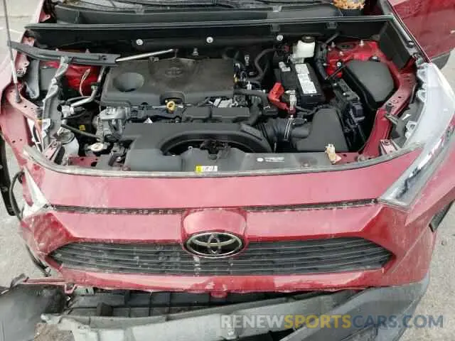 12 fotografías del automóvil dañado 2T3H1RFV0MW156922 TOYOTA RAV4 2021
