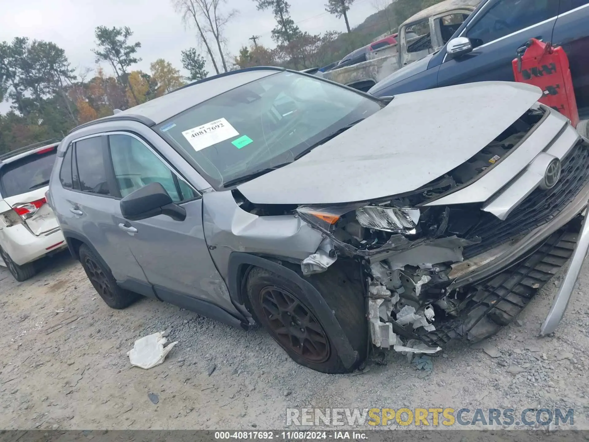 12 fotografías del automóvil dañado 2T3H1RFV0MW176670 TOYOTA RAV4 2021