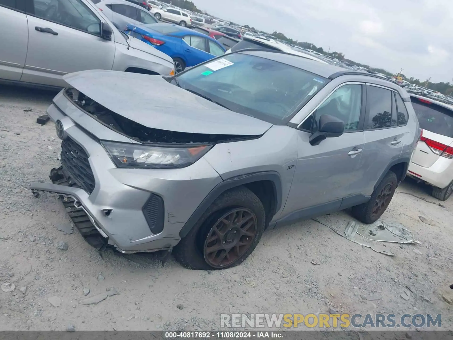 2 fotografías del automóvil dañado 2T3H1RFV0MW176670 TOYOTA RAV4 2021