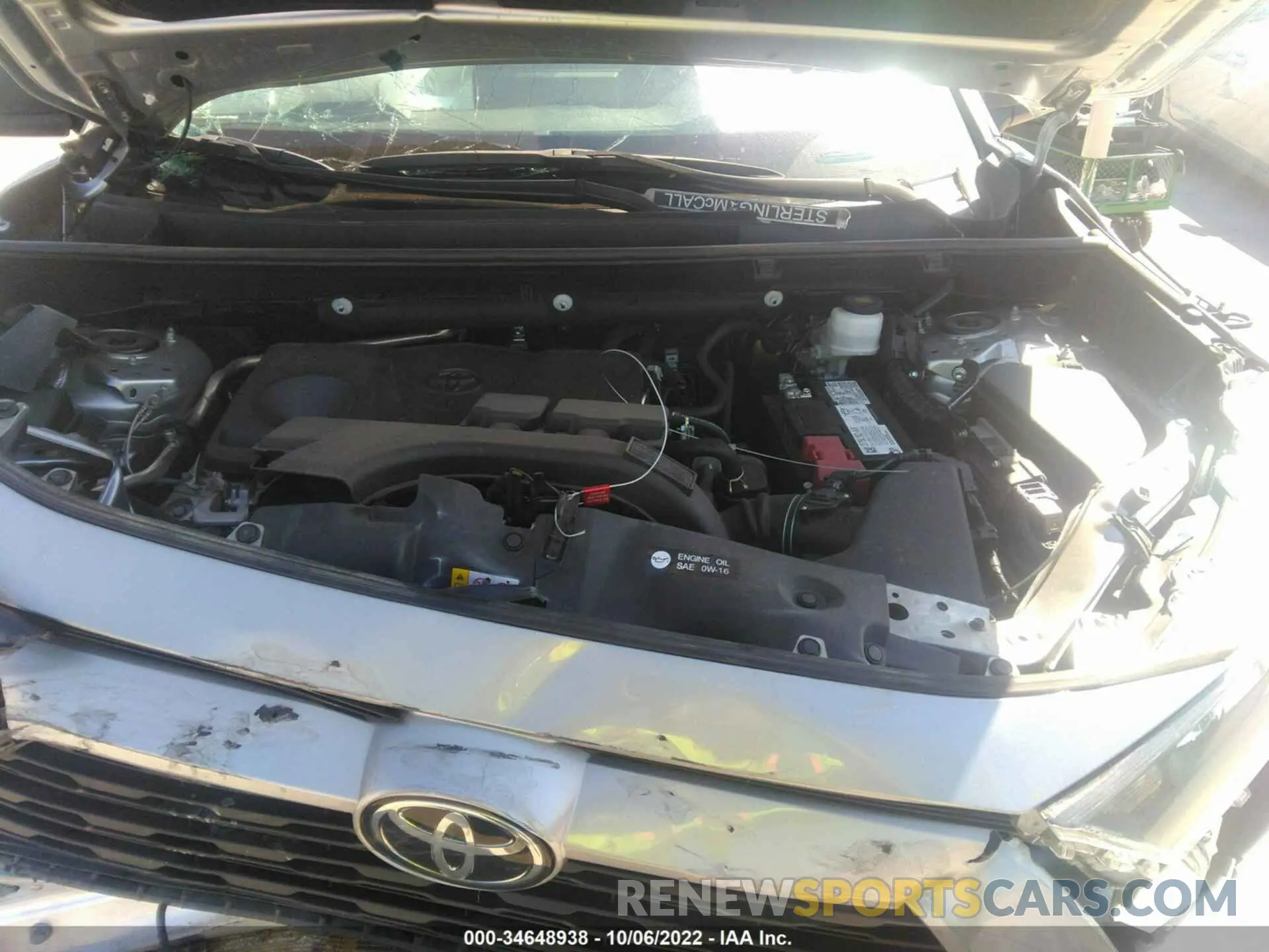 10 fotografías del automóvil dañado 2T3H1RFV1MC146854 TOYOTA RAV4 2021