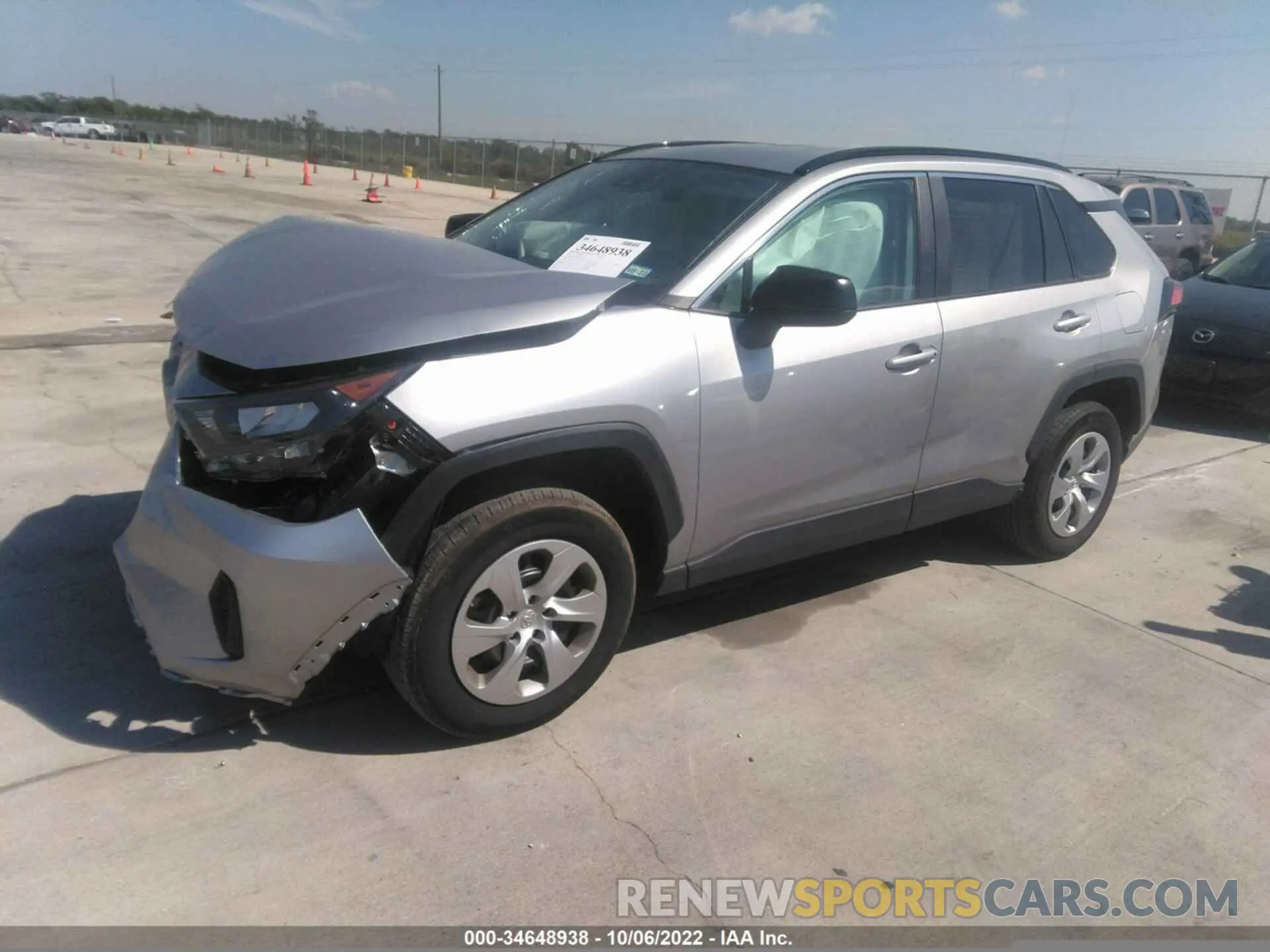 2 fotografías del automóvil dañado 2T3H1RFV1MC146854 TOYOTA RAV4 2021