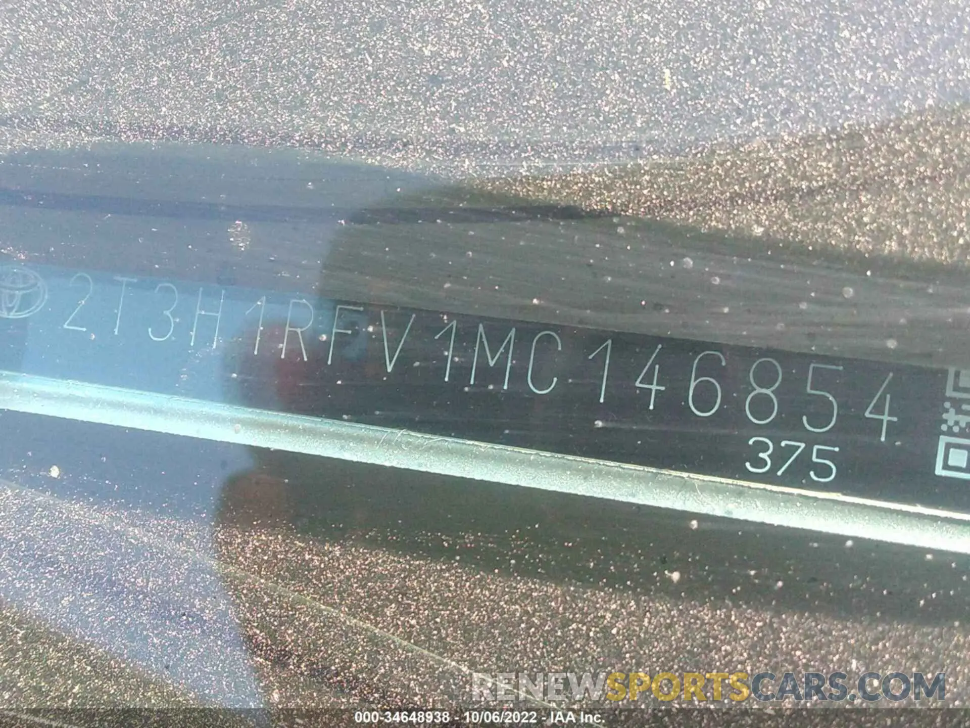 9 fotografías del automóvil dañado 2T3H1RFV1MC146854 TOYOTA RAV4 2021