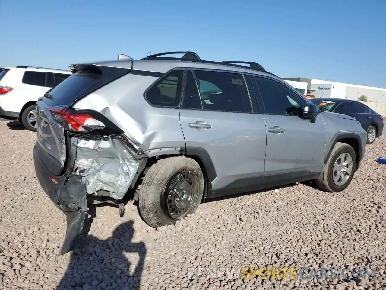3 fotografías del automóvil dañado 2T3H1RFV1MC147647 TOYOTA RAV4 2021