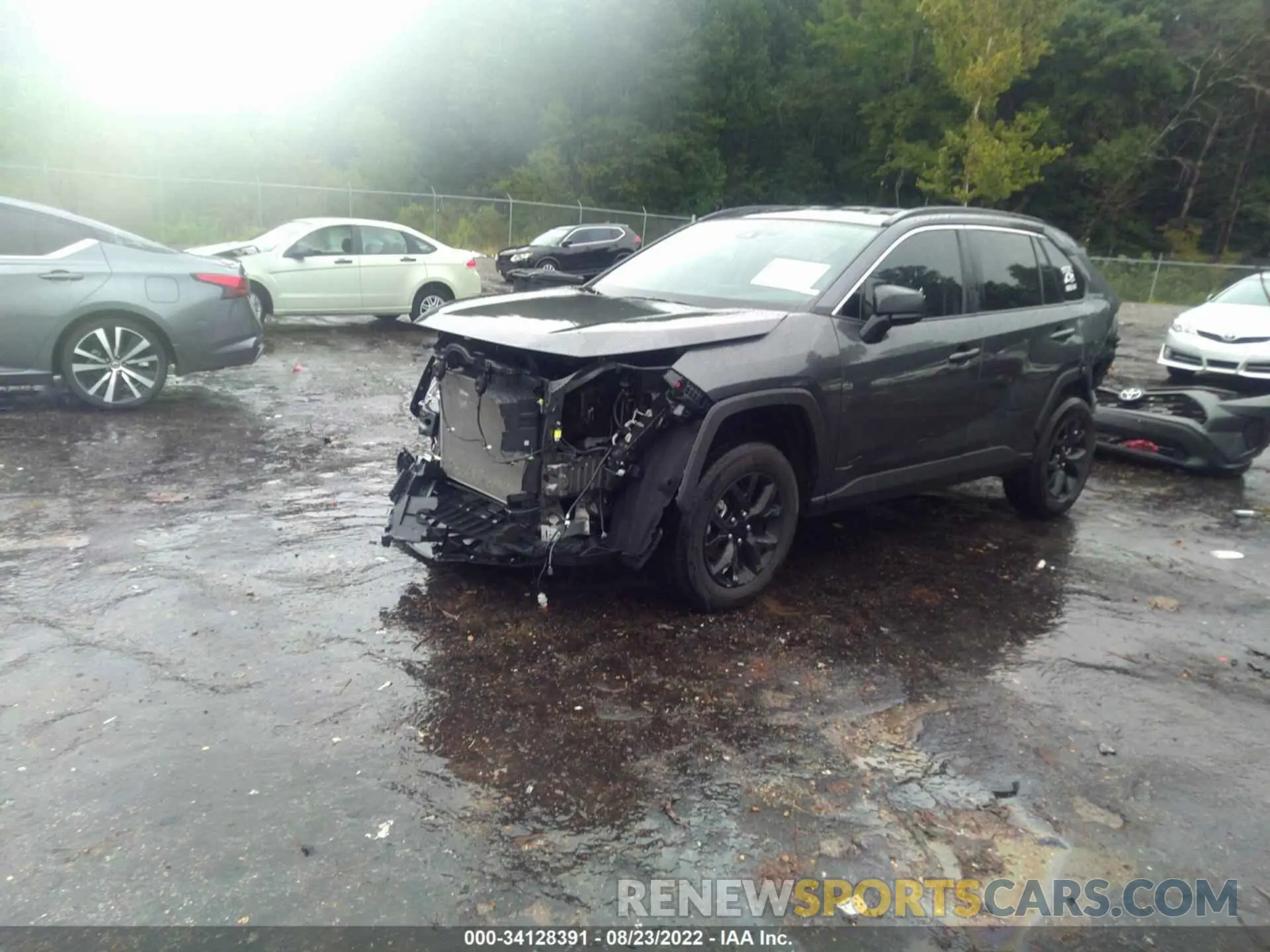 2 fotografías del automóvil dañado 2T3H1RFV1MC157143 TOYOTA RAV4 2021