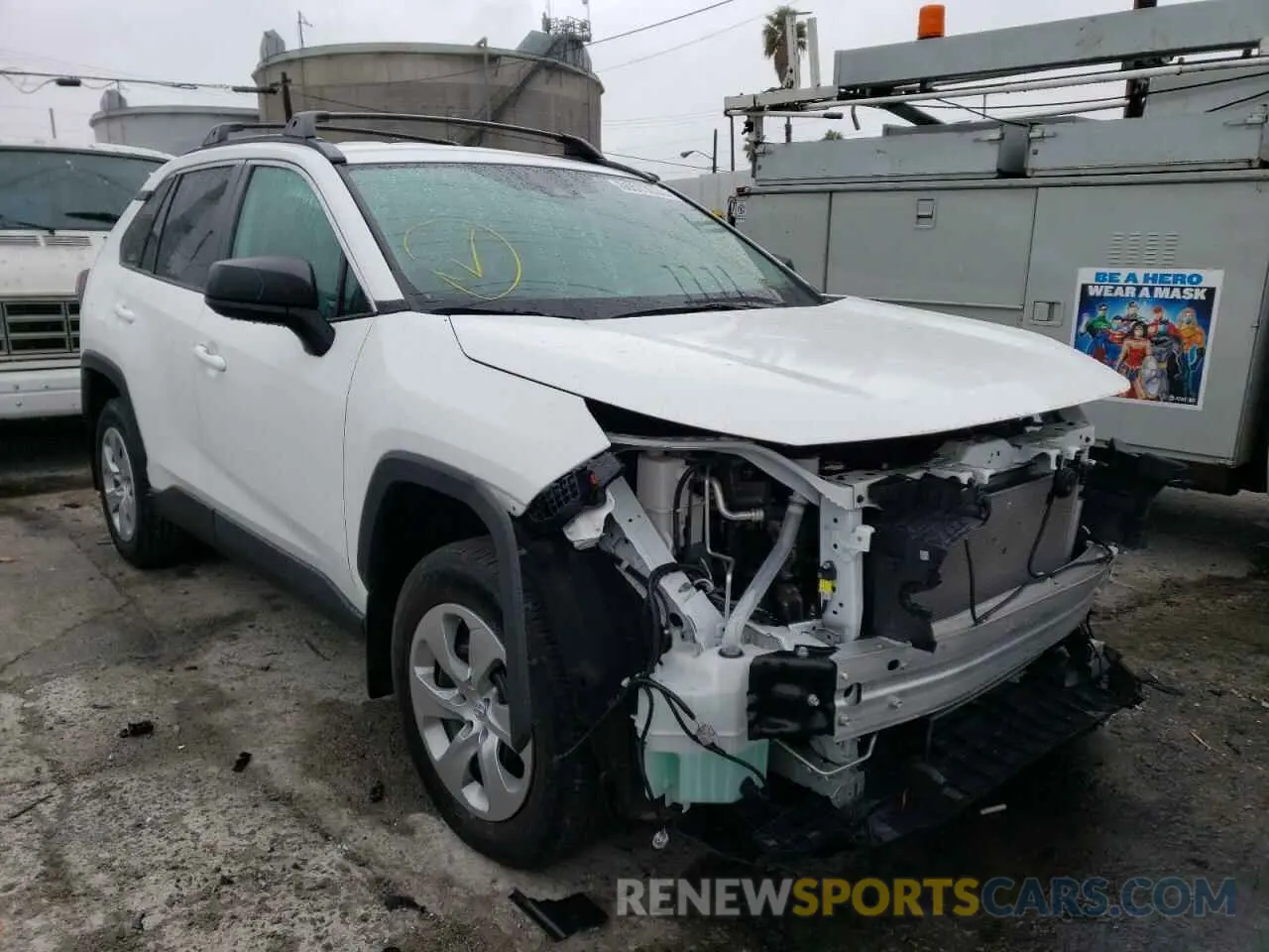 1 fotografías del automóvil dañado 2T3H1RFV1MW104537 TOYOTA RAV4 2021