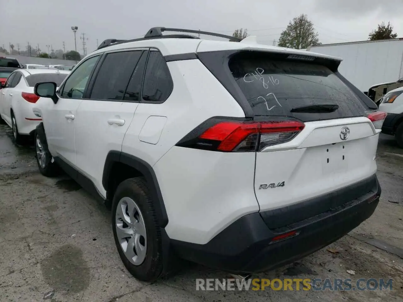 3 fotografías del automóvil dañado 2T3H1RFV1MW104537 TOYOTA RAV4 2021