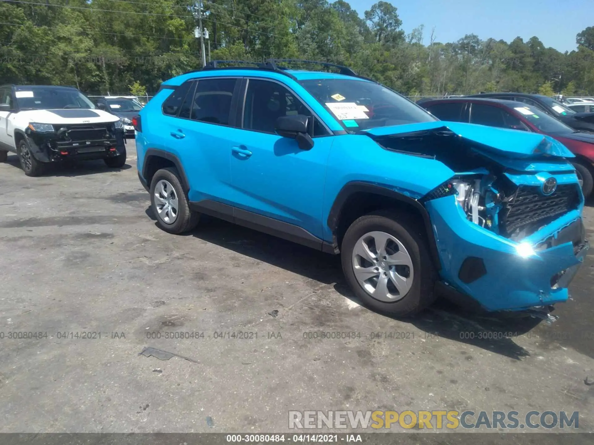 1 fotografías del automóvil dañado 2T3H1RFV1MW111732 TOYOTA RAV4 2021