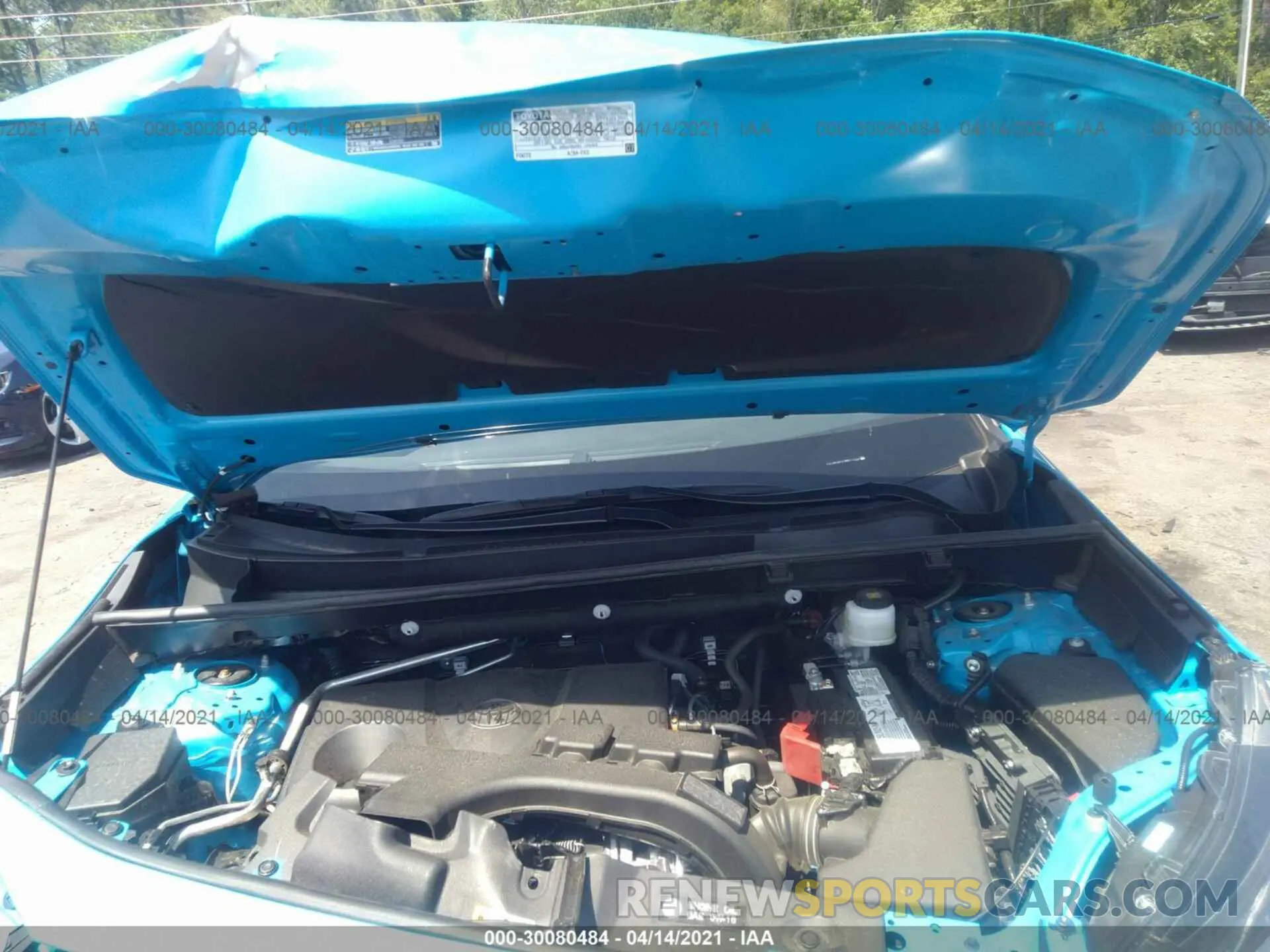 10 fotografías del automóvil dañado 2T3H1RFV1MW111732 TOYOTA RAV4 2021