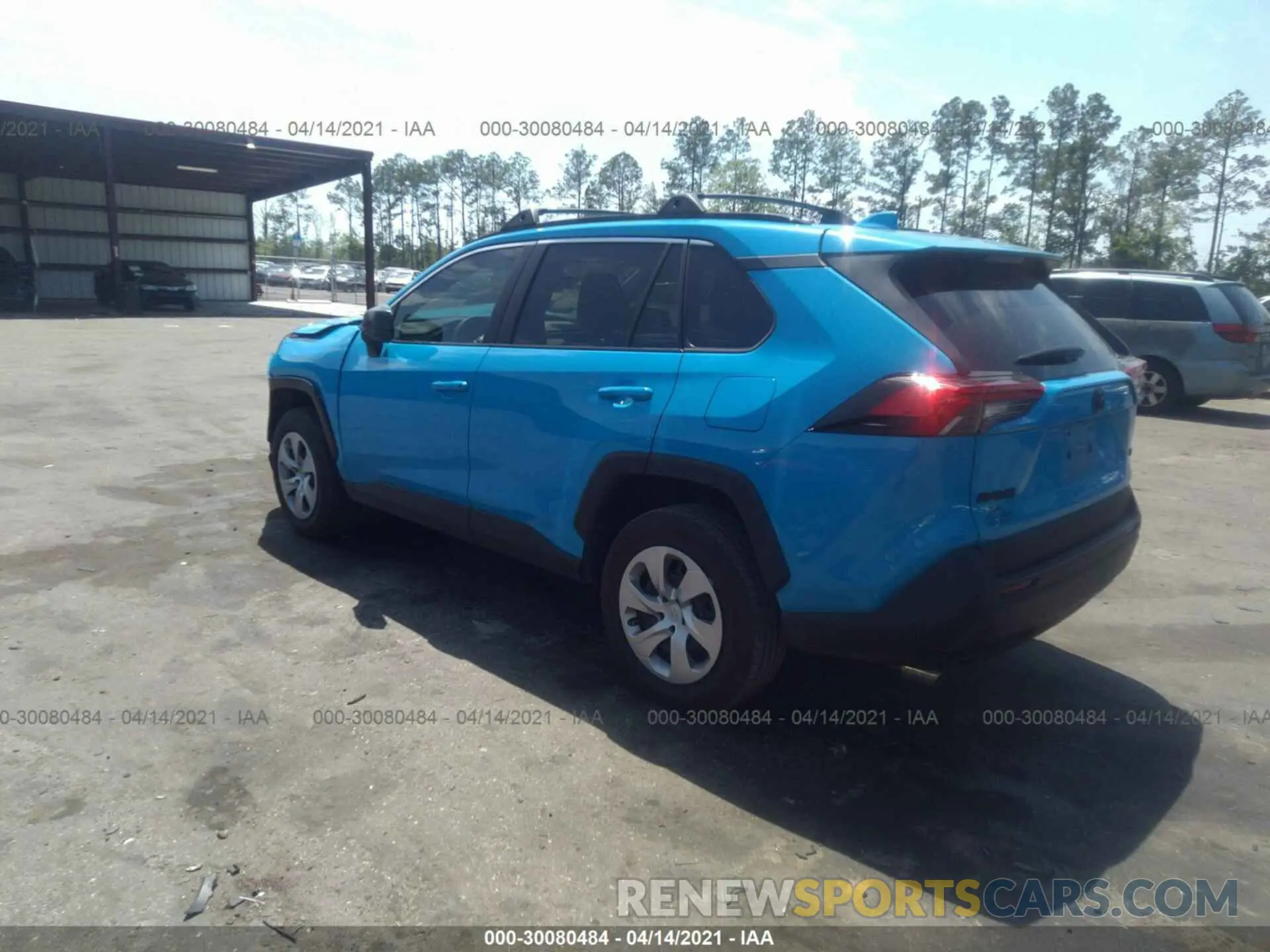 3 fotografías del automóvil dañado 2T3H1RFV1MW111732 TOYOTA RAV4 2021